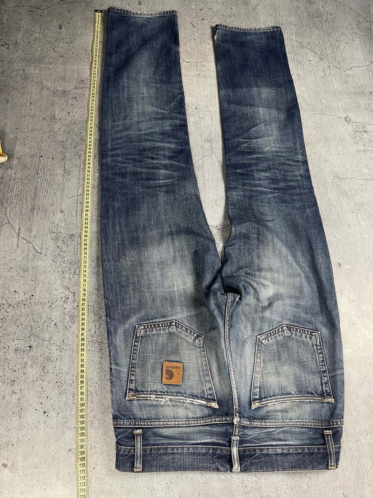 Carhartt Crazy Vintage 90s Carhartt Jeans Relaxed Fit Light Wash Work Size US 31 - 5 Thumbnail