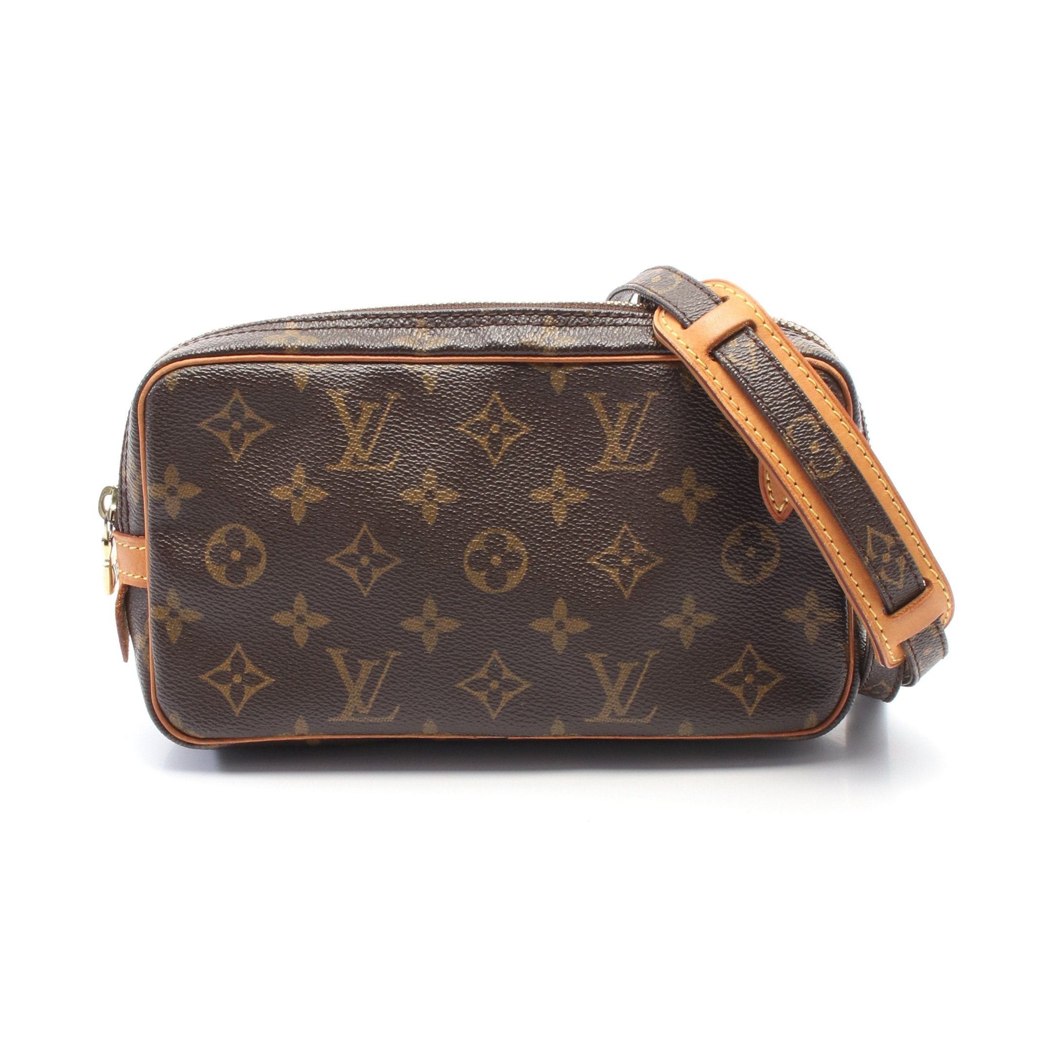 Louis Vuitton Louis Vuitton Marly Monogram Shoulder Bag Leather Brown Size ONE SIZE - 1 Thumbnail
