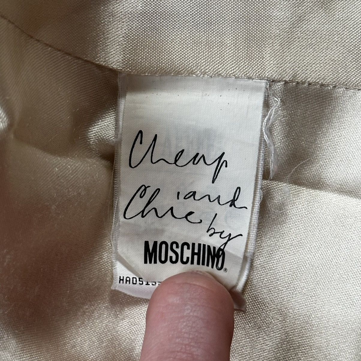 Moschino Vintage 90's Cheap and Chic Moschino Magician's Bunny Blazer Size S / US 4 / IT 40 - 8 Thumbnail