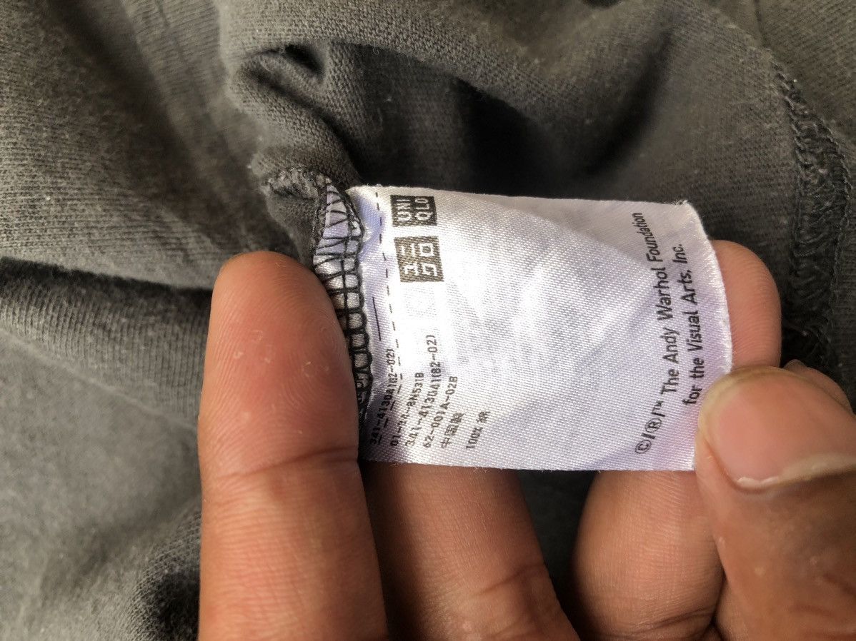Andy Warhol × Hysteric Glamour × Japanese Brand Japan Andy Warhol X uniqlo Anobody Can Do What I Do Size US L / EU 52-54 / 3 - 8 Thumbnail