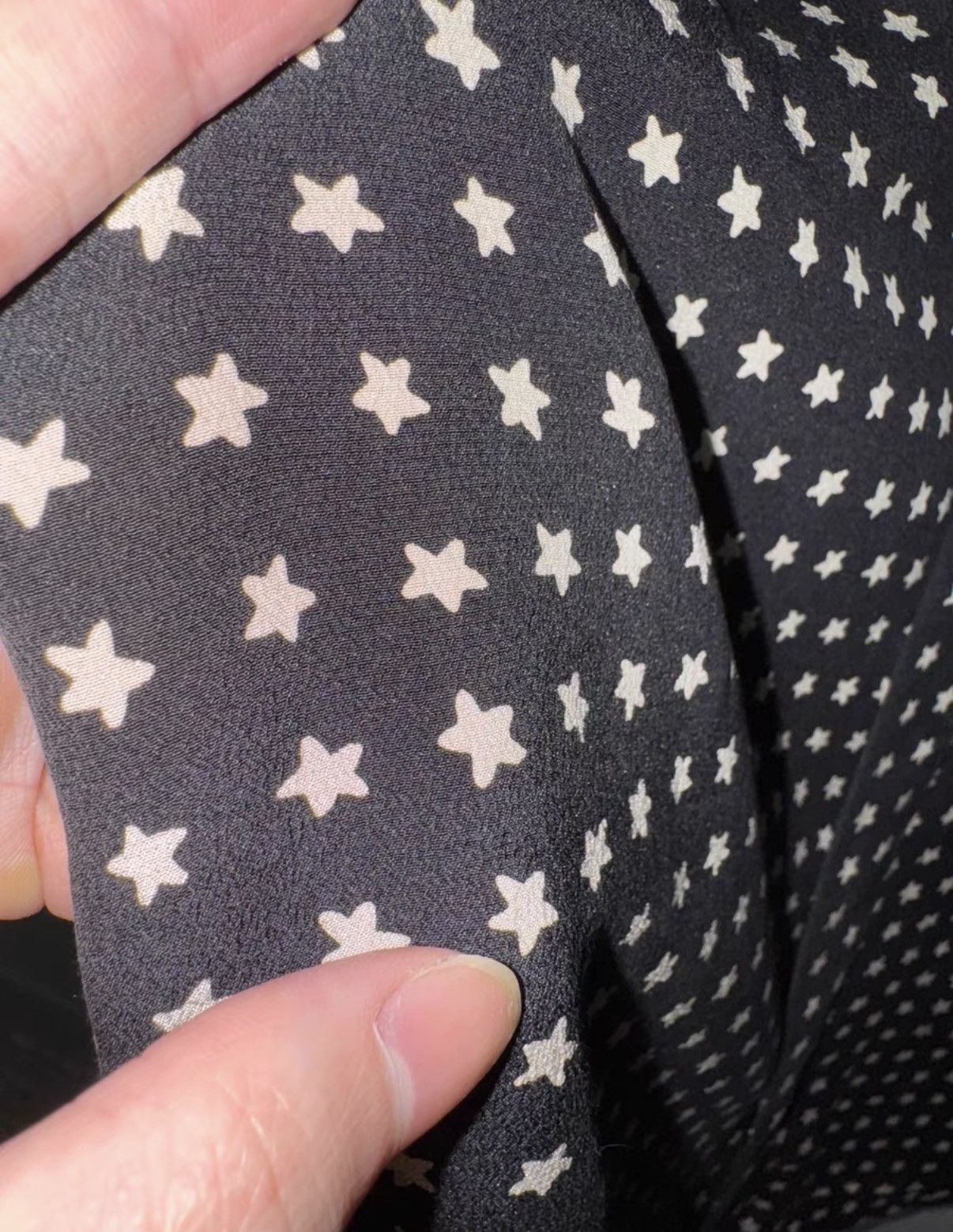 Saint Laurent Paris Saint Laurent 18FW Silk Black/White Starry Sky Star Shirt Size US S / EU 44-46 / 1 - 3 Thumbnail