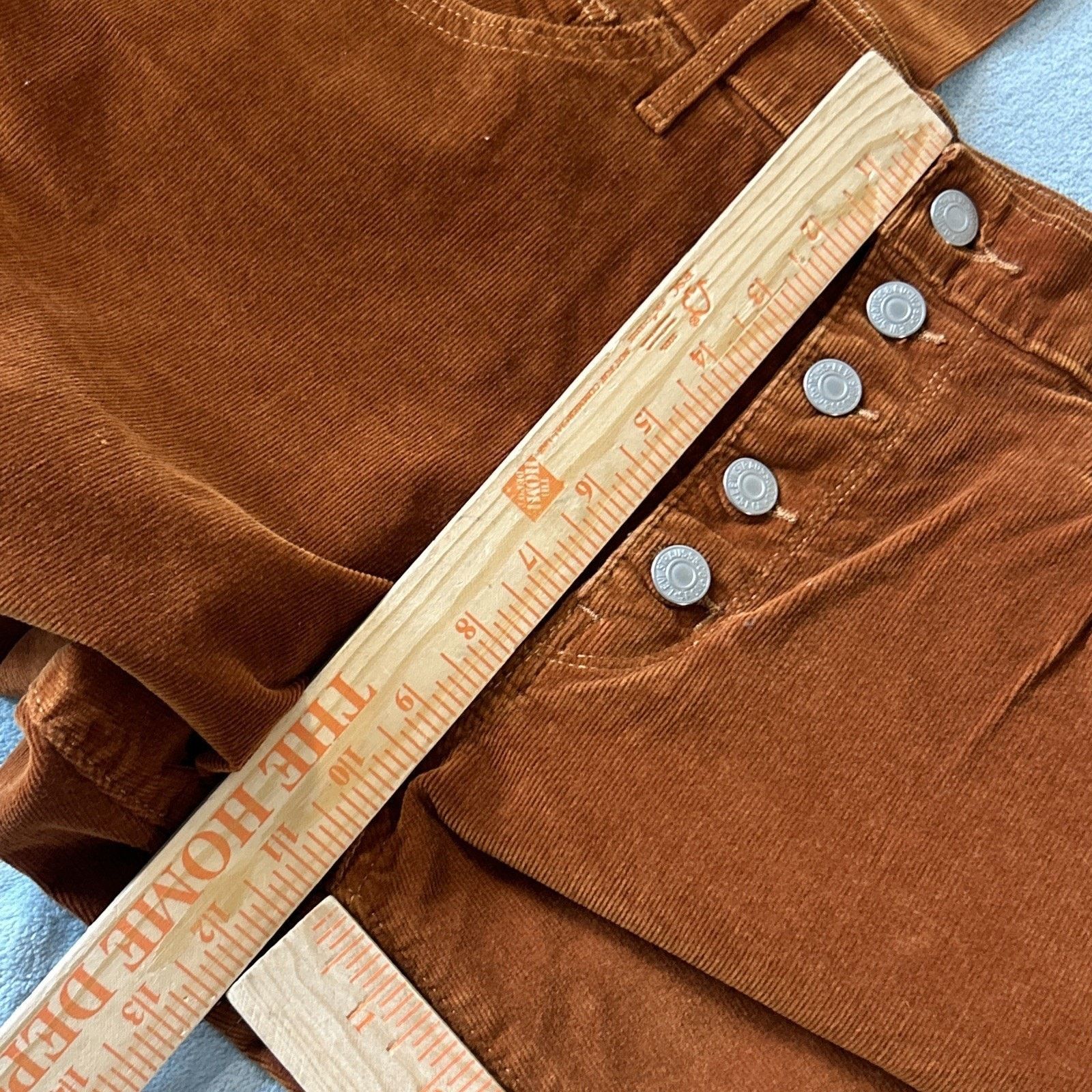 Levi's Levis 724 Corduroy Pants Womens 33x25 Tapered Button Fly Size 33" - 10 Thumbnail