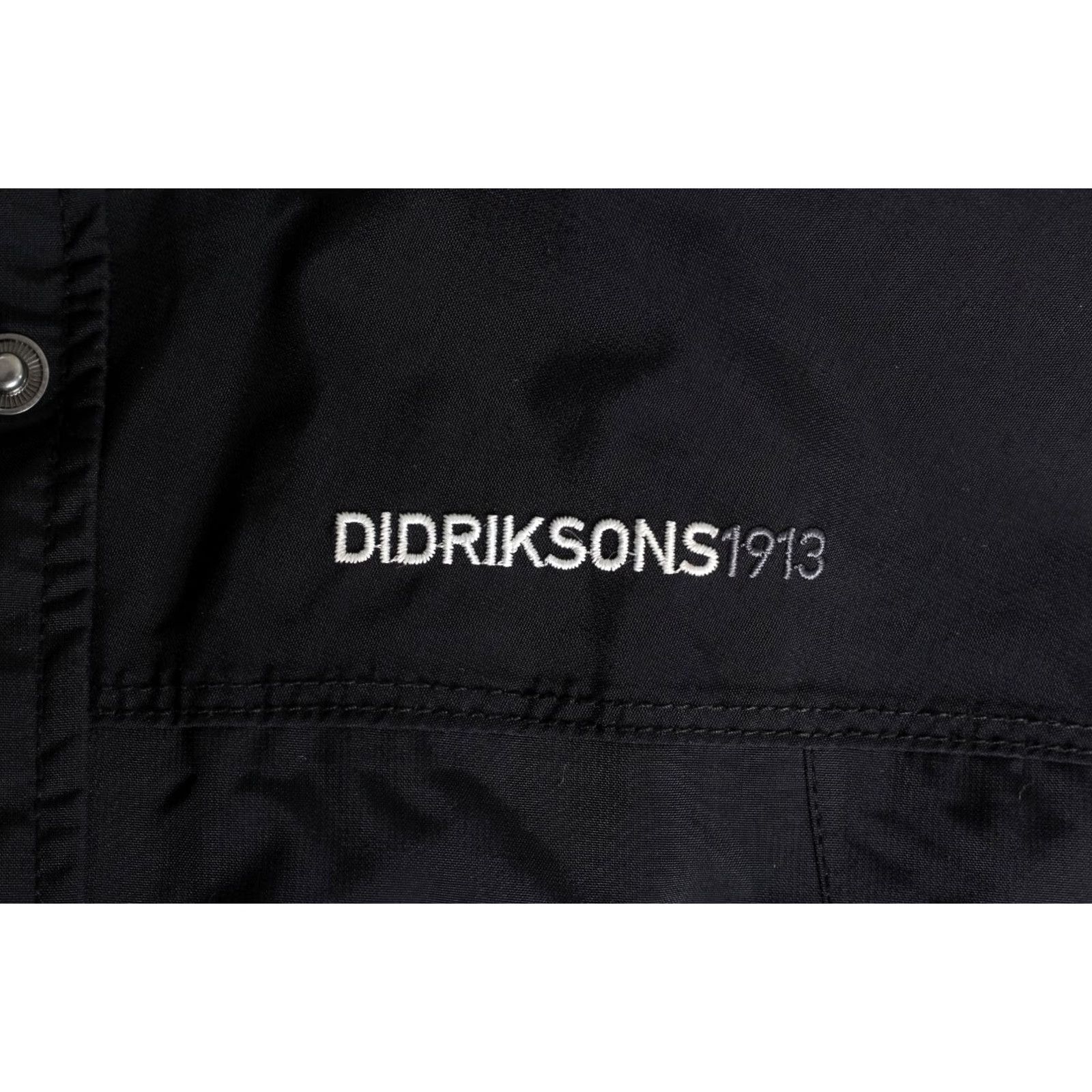 Vintage Didriksons THELMA Coat Jacket Women MJ6449 Hooded Waterproof Breathable Size 40 Black Parka Jacket Womens Size S / US 4 / IT 40 - 5 Thumbnail