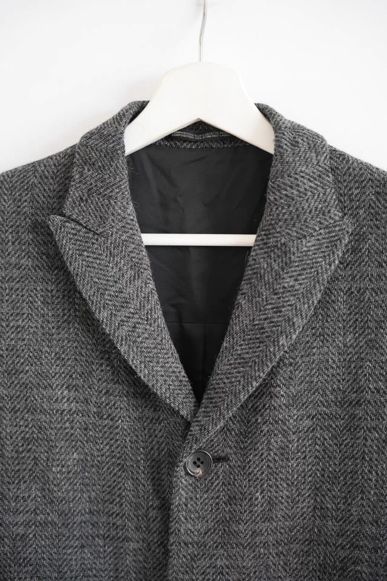 Yohji Yamamoto Yohji Yamamoto 08aw Herringbone Alpaca Wool Blazer K4 Size US M / EU 48-50 / 2 - 3 Thumbnail