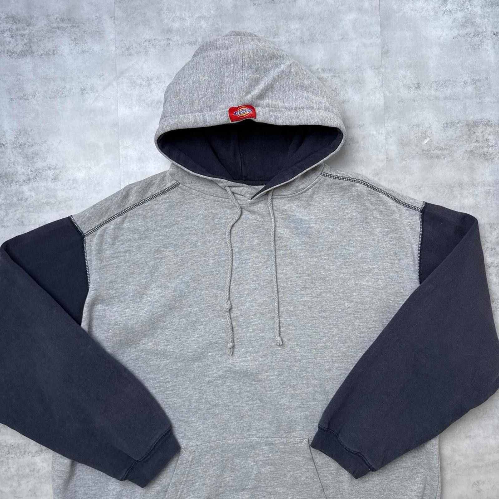 Dickies Y2K Dickies Gray Vintage Hoodie Jacket Size US XL / EU 56 / 4 - 4 Thumbnail