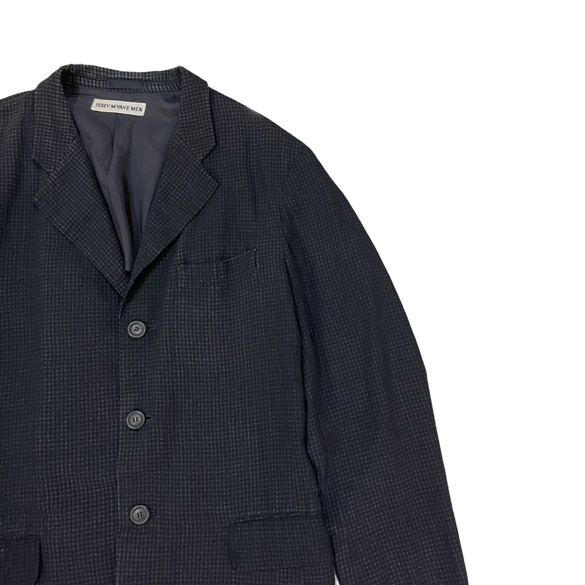 Issey Miyake 🔥Vintage Issey Miyake Men Gingham Button Jacket Size US L / EU 52-54 / 3 - 7 Thumbnail