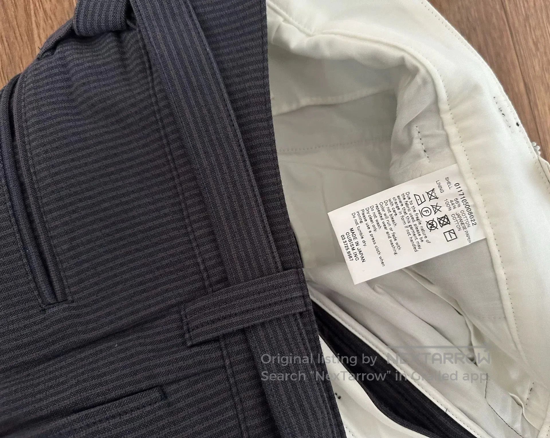 Visvim visvim hakama stripe pants in black. Size US 34 / EU 50 - 3 Thumbnail