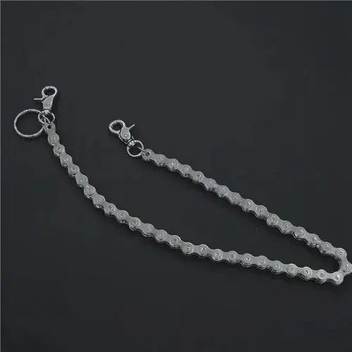 Jewelry Punk Rock Unique Metal Minimalist Bicycle Chain Keychains Size ONE SIZE - 3 Thumbnail