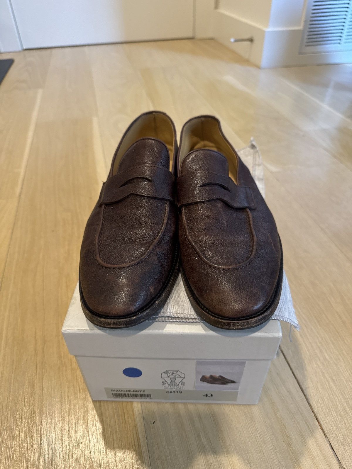 Brunello Cucinelli Brunello cucinelli slip on loafers Size US 10 / EU 43 - 1 Thumbnail