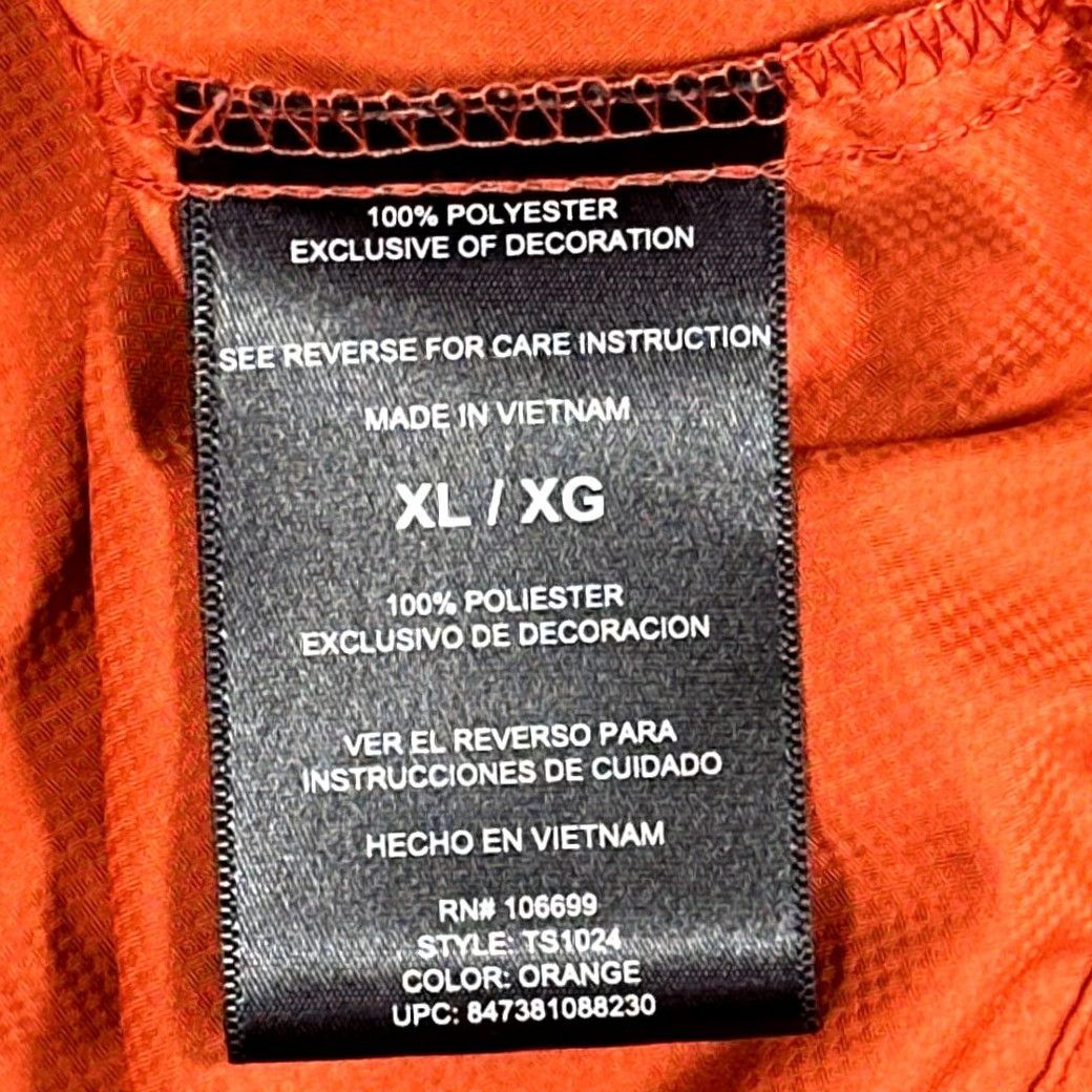 Vintage VINTAGE? SpiderWire Shirt Adult EXTRA LARGE Orange Shirt Orange? Size US XL / EU 56 / 4 - 7 Thumbnail