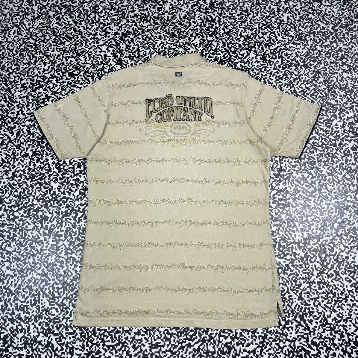 Ecko Unltd. Vintage Y2K Ecko Unlimited UNLTD Rap Polo Retro T-shirt Size US XXL / EU 58 / 5 - 2 Thumbnail