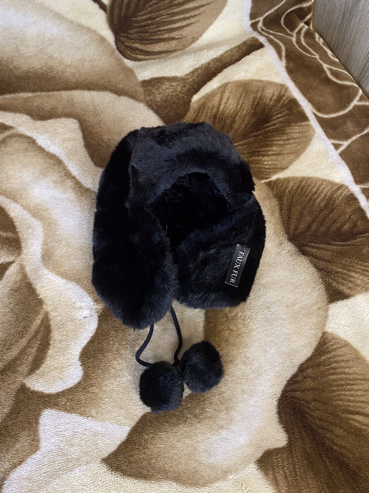 Hysteric Glamour 🔥 Crazy Y2k Mohair Fuzzy Hat Ushanka Punk Huge Size ONE SIZE - 3 Thumbnail