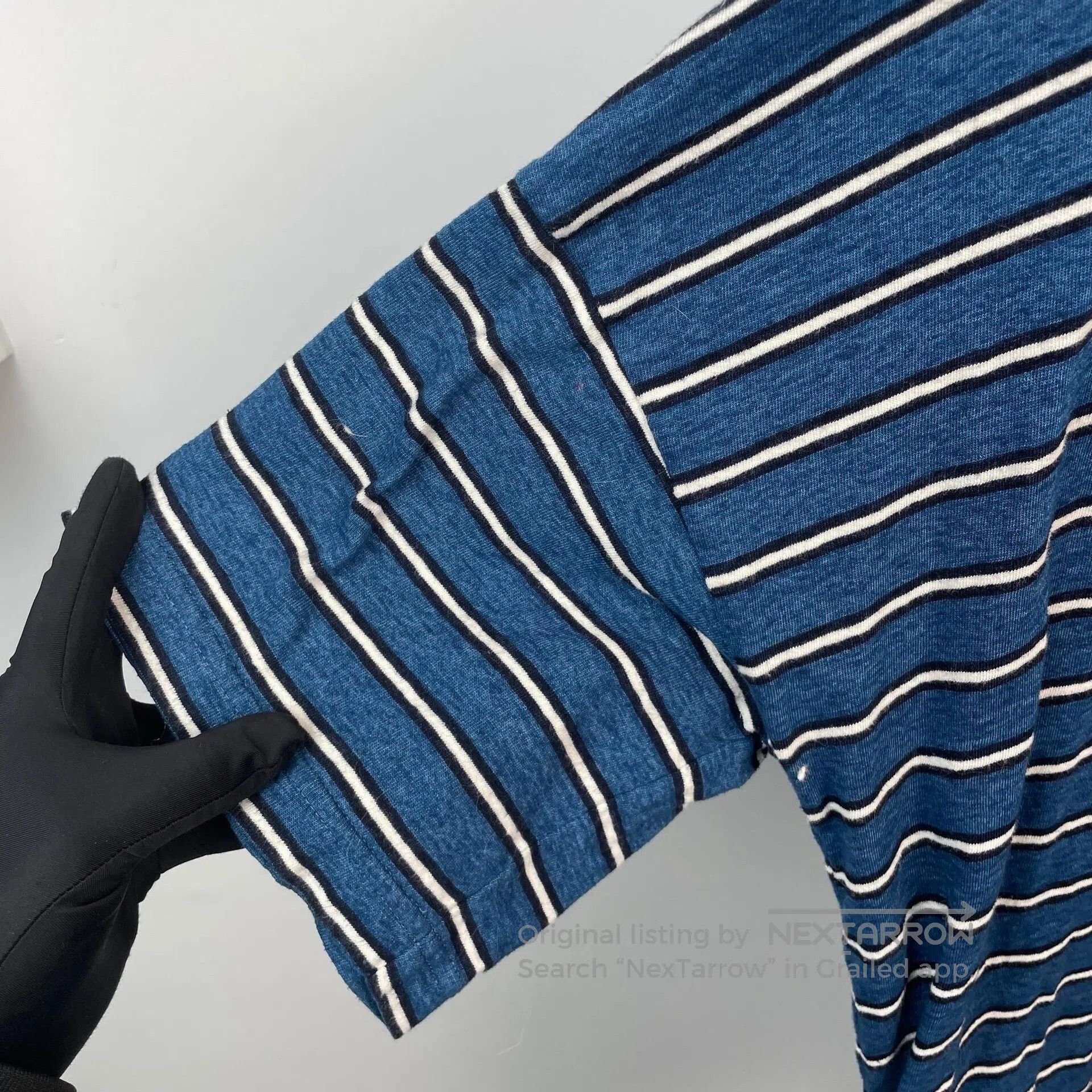 Dior Dior Blue Logo Letter Printed Striped Short Sleeve| Size US S / EU 44-46 / 1 - 8 Thumbnail