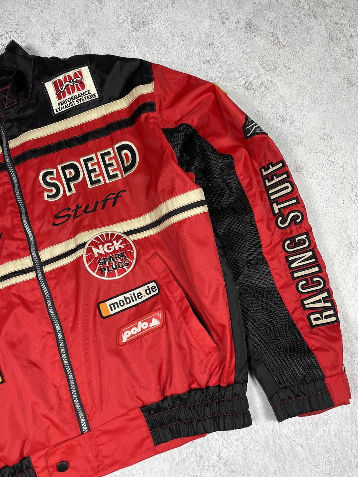 Vintage High Speed Vintage Racing Moto Jacket Big Logo M Size US M / EU 48-50 / 2 - 3 Thumbnail