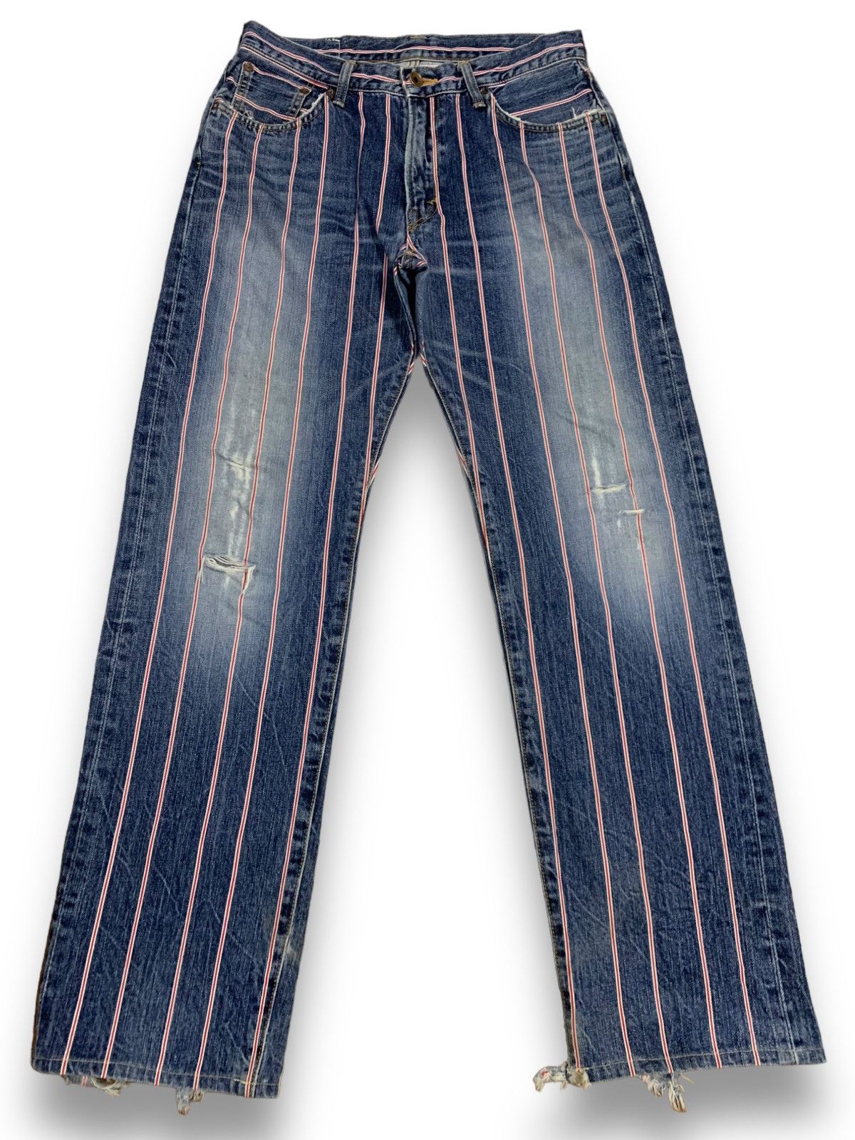Edwin Vintage Edwin 13Oz Grand Blue Full Selvedge Loose Fit Jeans Size US 31 - 2 Thumbnail