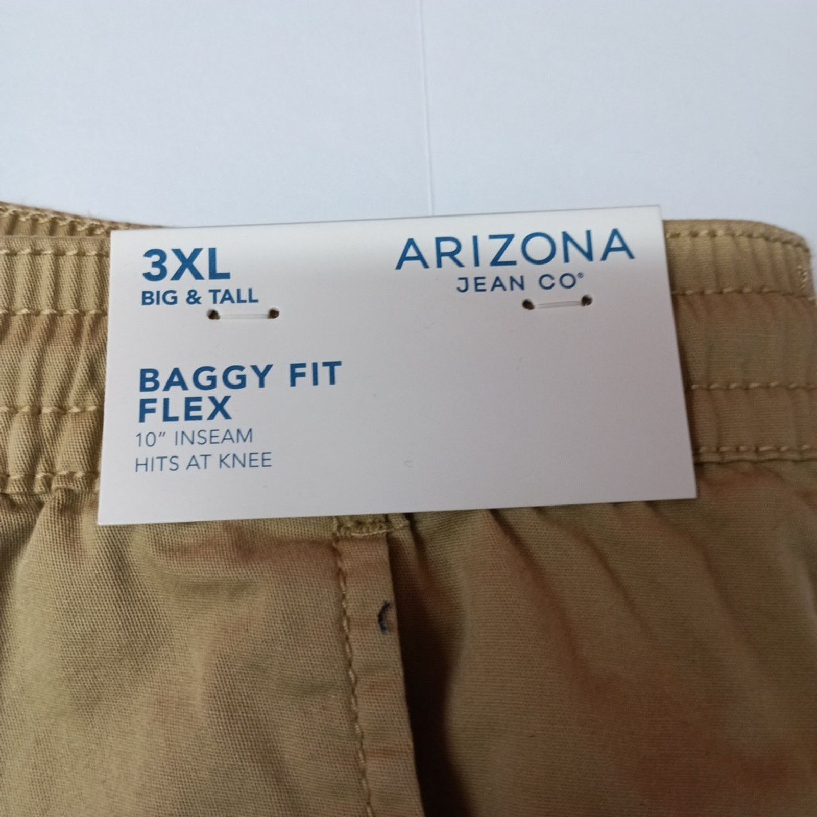 Arizona Jean Co. Arizona Baggy Fit Flex Cargo Shorts Men's Size 3XL Khaki Size US 44 / EU 60 - 2 Thumbnail