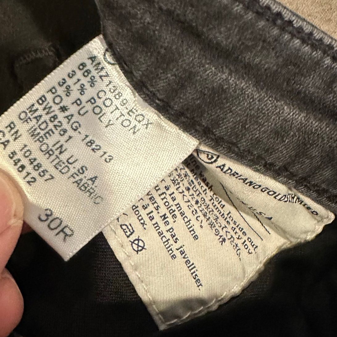 AG Adriano Goldschmied AG Adriano Goldschmied Ankle Skinny Faded Black Jeans 30 Size 30" / US 8 / IT 44 - 9 Thumbnail