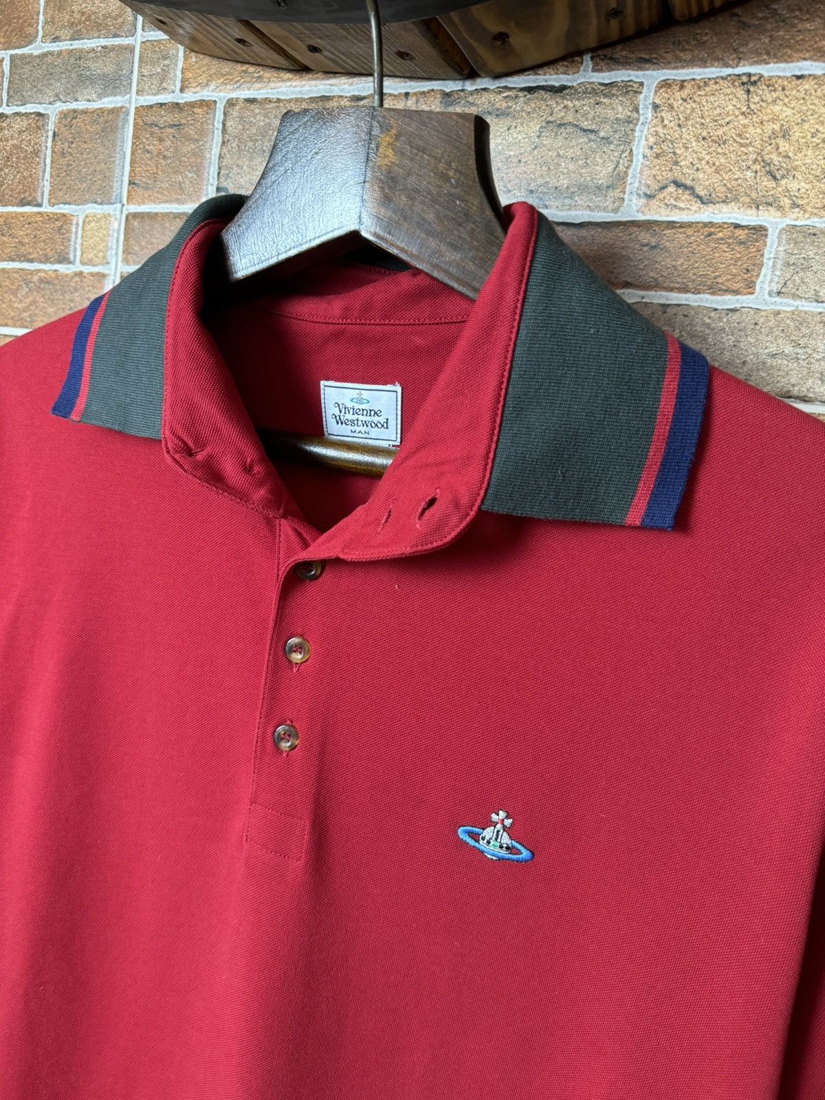 Vivienne Westwood Vivienne Westwood Red Classic Polo Shirt Size US XL / EU 56 / 4 - 3 Thumbnail