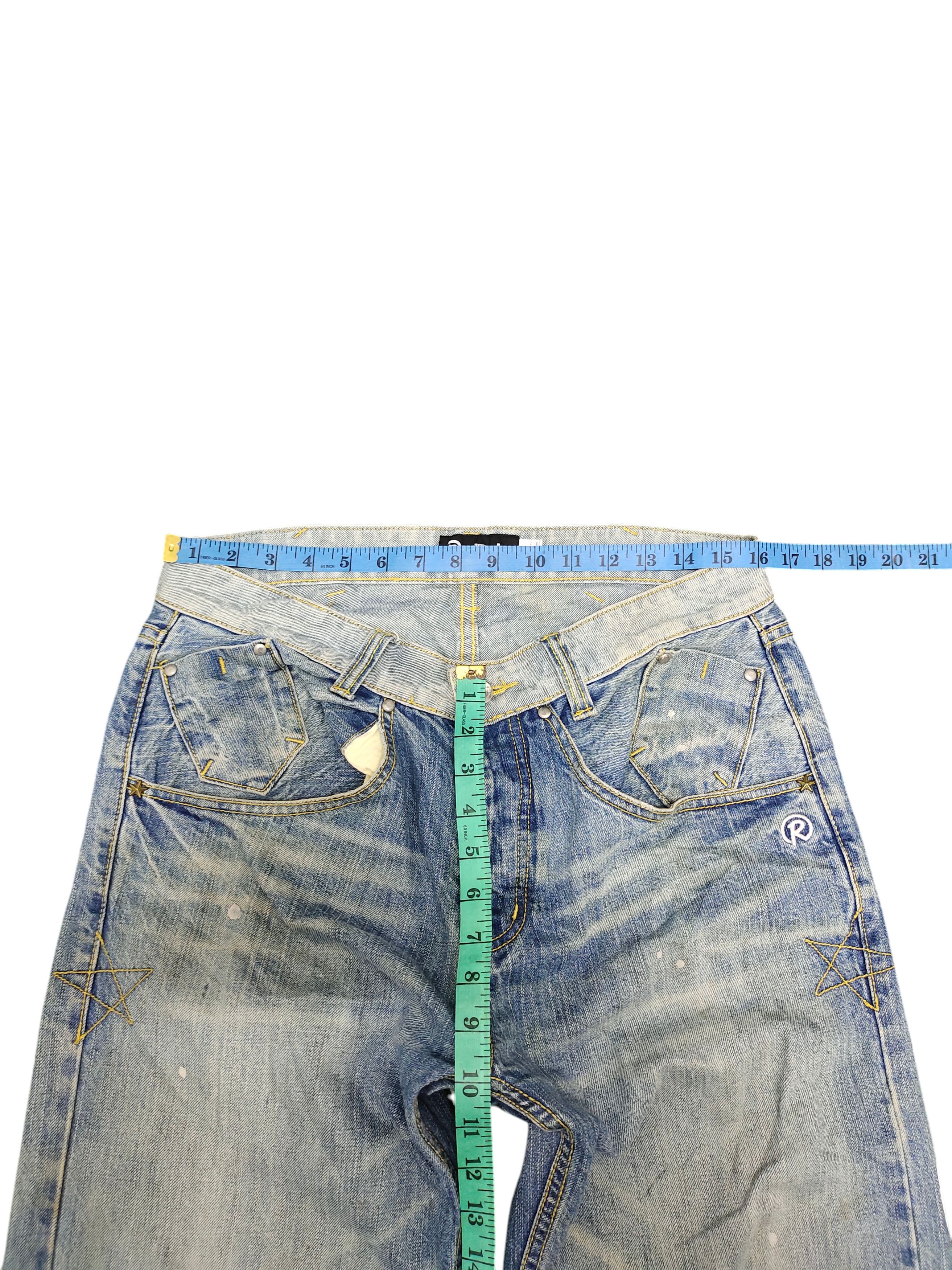 Kapital Real B Voice Japan '34 Real' Clawmark Faded Denim Jeans Size US 32 / EU 48 - 14 Thumbnail