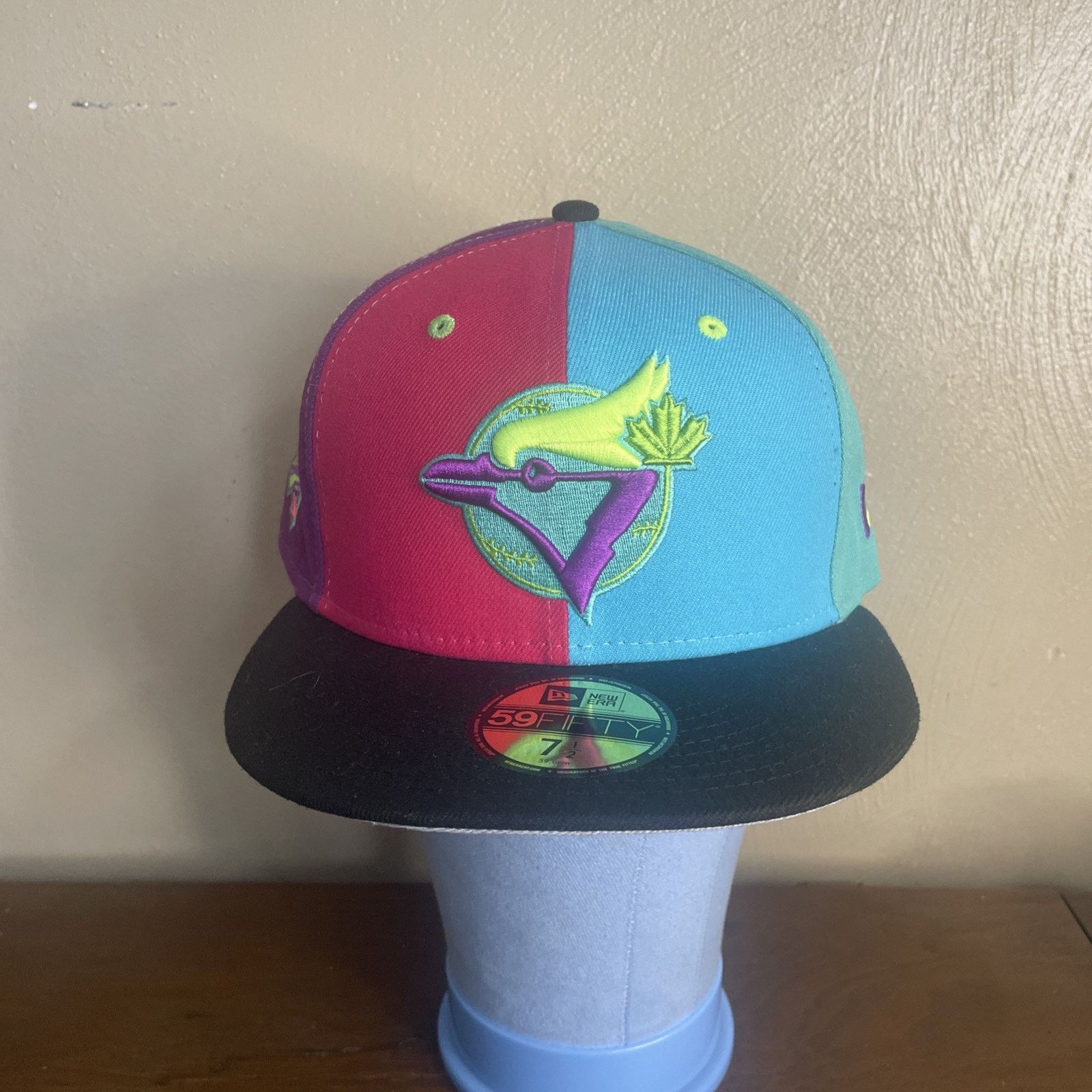 New Era NewEra Hat Club Toronto BlueJays WS Patch 5950 Fitted 7 1/2 Size ONE SIZE - 3 Thumbnail