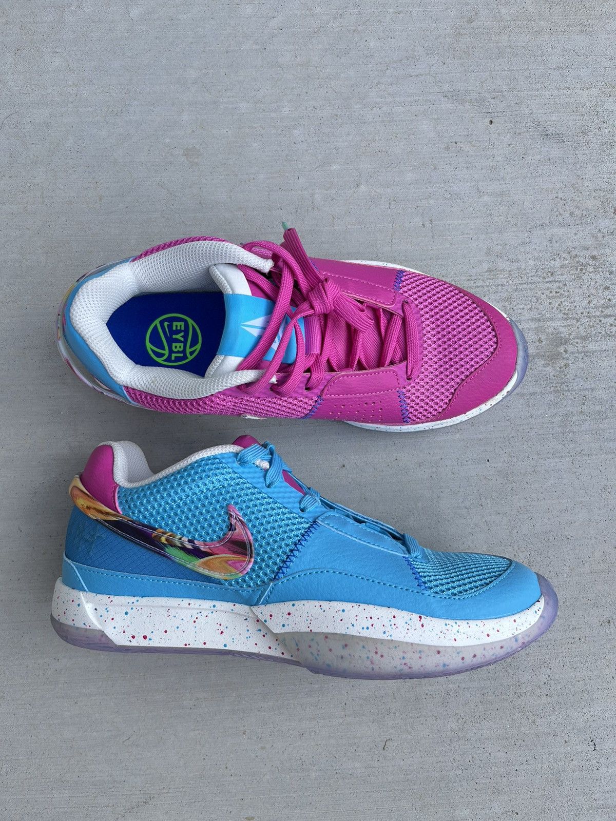 Nike JA 1 “EYBL Blue Fuchsia Mismatch” 💙🩷 | Grailed