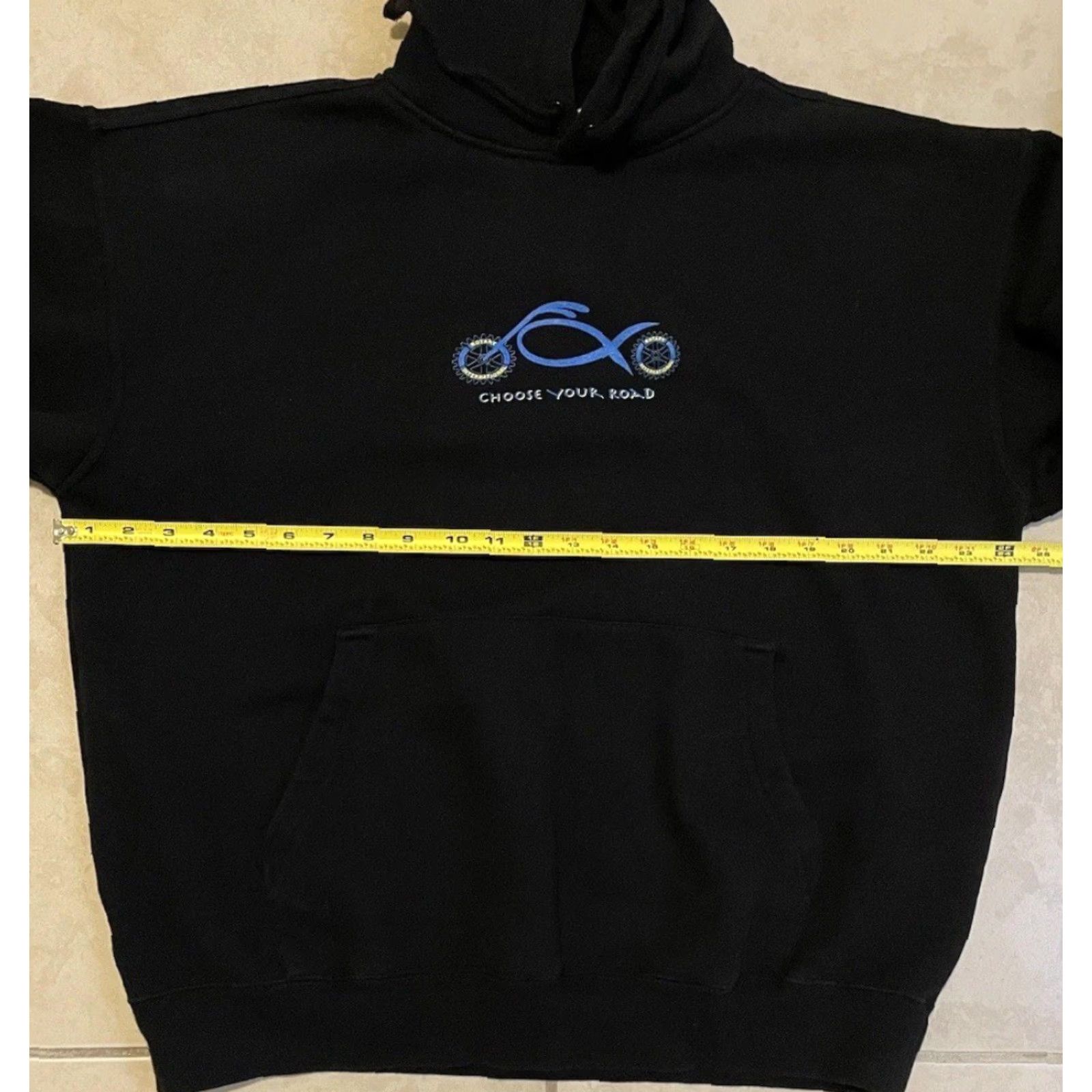 JNCO Vtg Vtg Biker Flames Hoodie L Harley 90s Y2K Mens Sweatshirt Black Pullover Grunge Punk Skate Surf Mojo Motorcycle Distressed Jnco Fire Emo 80s Size US L / EU 52-54 / 3 - 7 Thumbnail