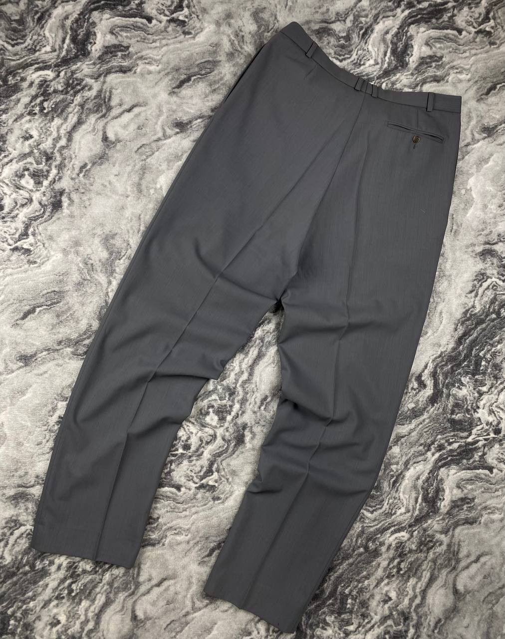 Balmain Balmain Wool Classic Suit Blazer And Pants Men Size 44L Gray Size 44L - 21 Thumbnail