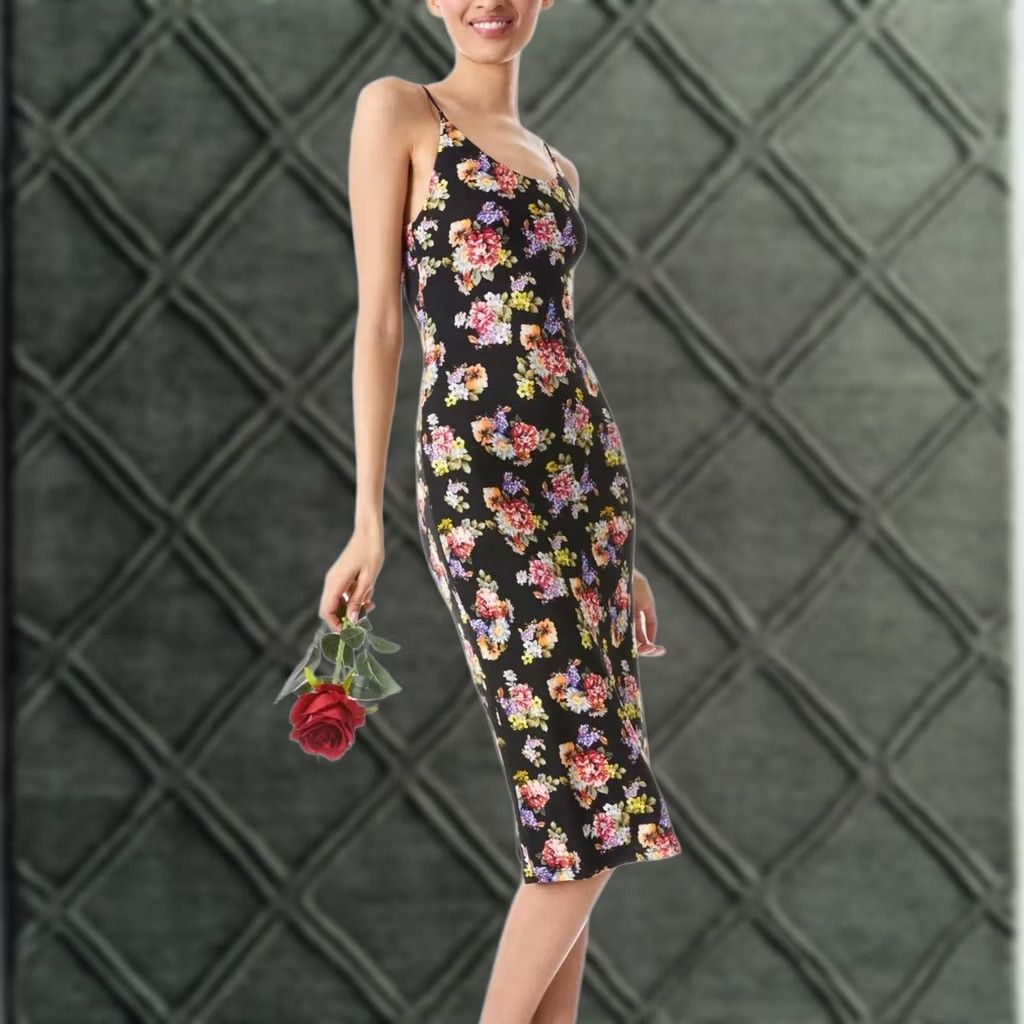 plus size sparkly christmas dress [Plus Size] 1960s Glitter Velvet Bodycon Bodycon Dress Hot Pink Style:CM6080D04 Please allow 1 inch Color:Sage Multi Floral