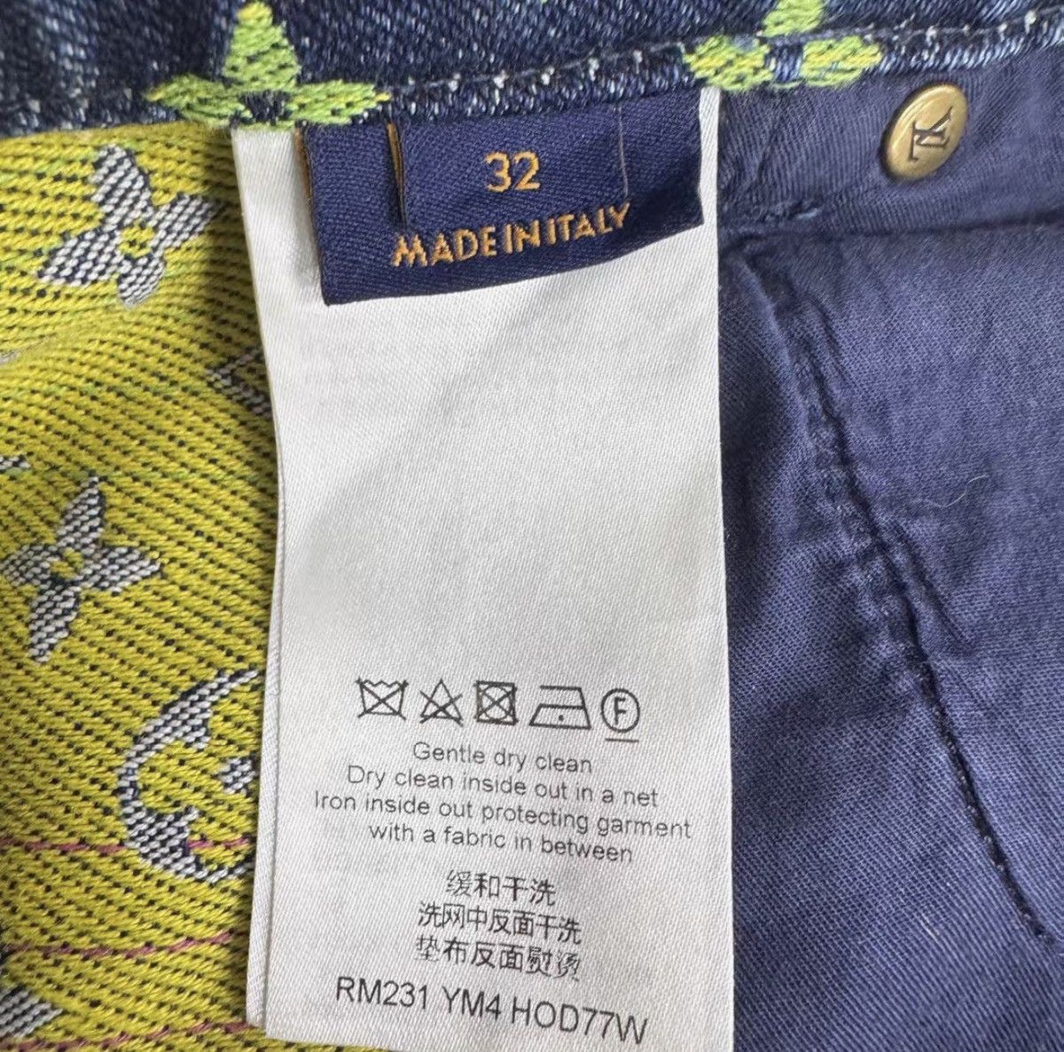 Louis Vuitton Louis Vuitton 32 Rainbow Monogram Denim Short Size US 32 / EU 48 - 6 Thumbnail