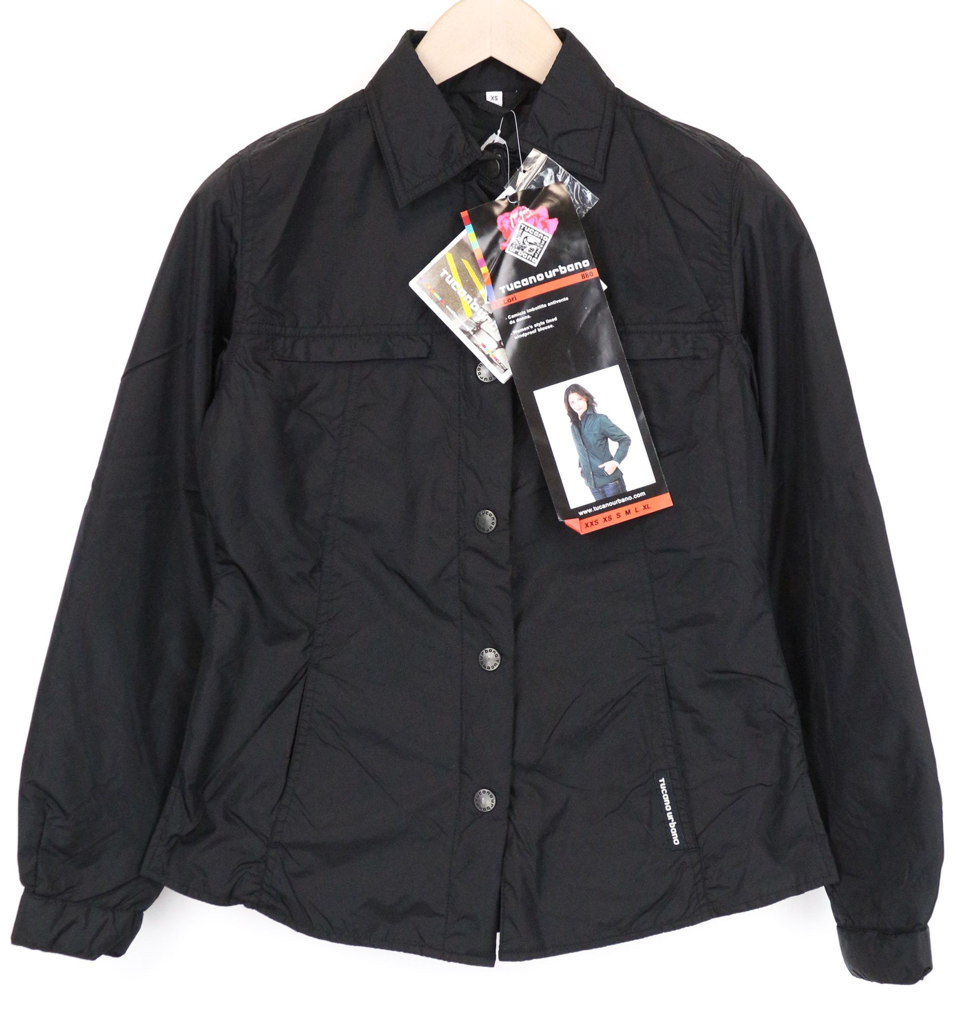Other LORI XS Black Windproof Padded Moto Jacket 75135 Size XS / US 0-2 / IT 36-38 - 1 Thumbnail