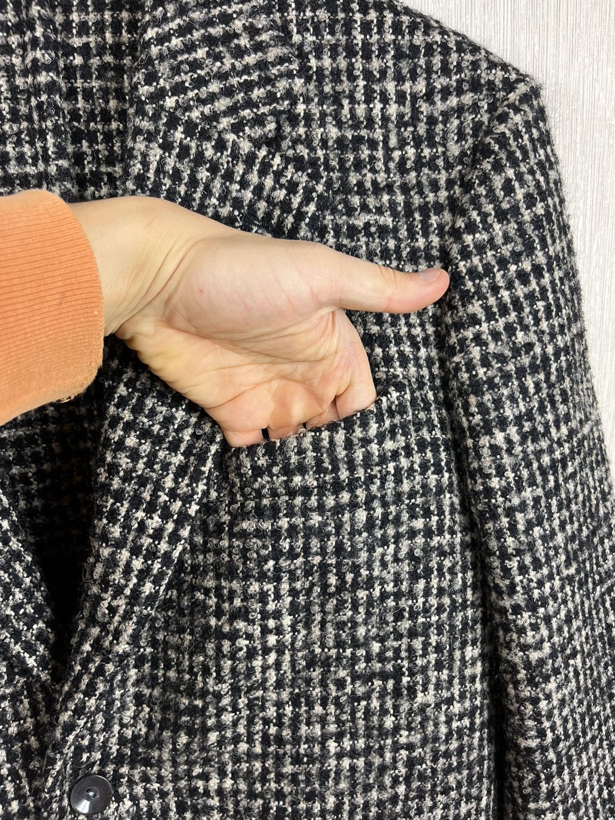 Boglioli Boglioli wool mohair alpaca blazer patterned plaid jacket Size 50R - 8 Thumbnail