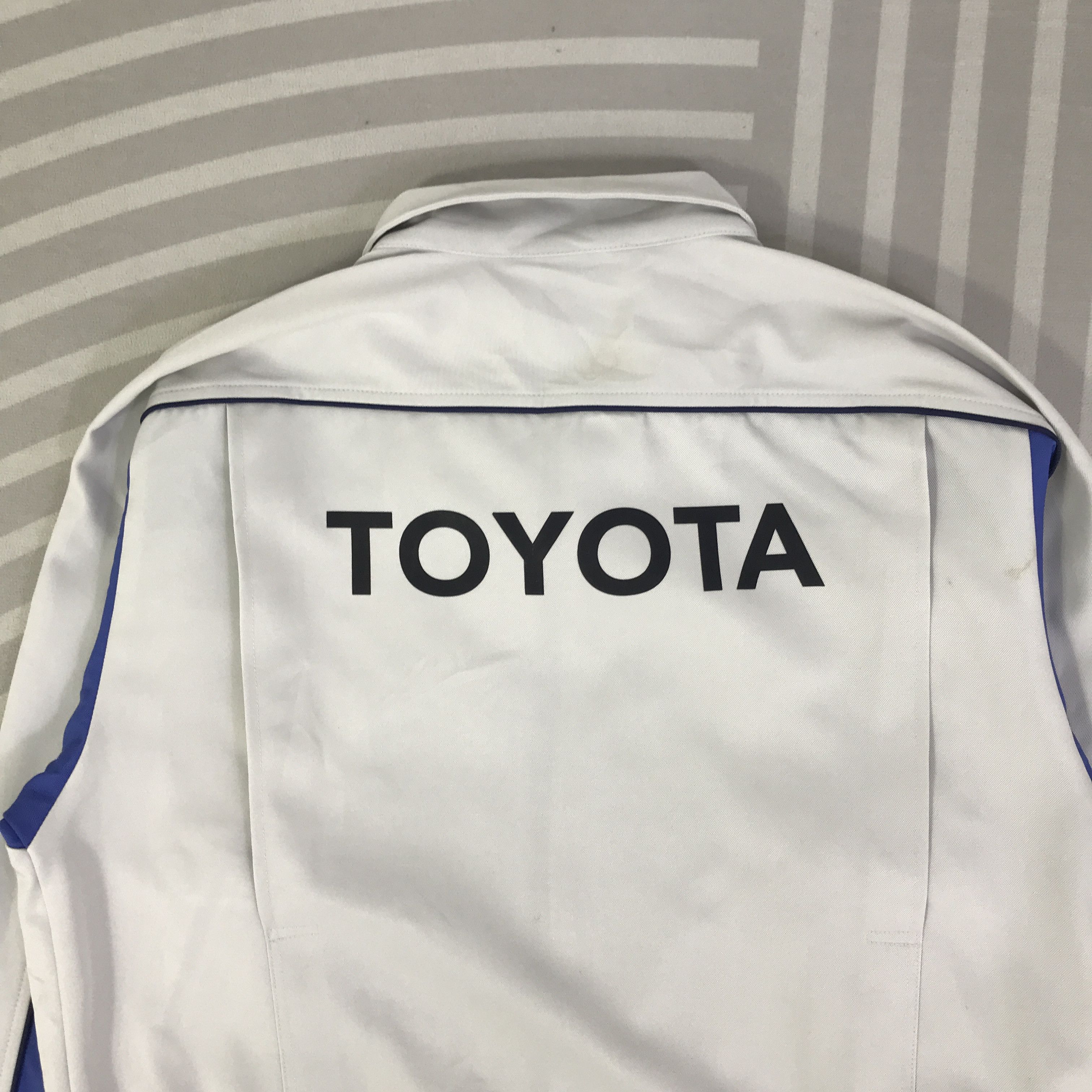 Japanese Brand Vintage Toyota Auto Body Racing Japan uniform Jacket K96B20 Size US M / EU 48-50 / 2 - 2 Thumbnail