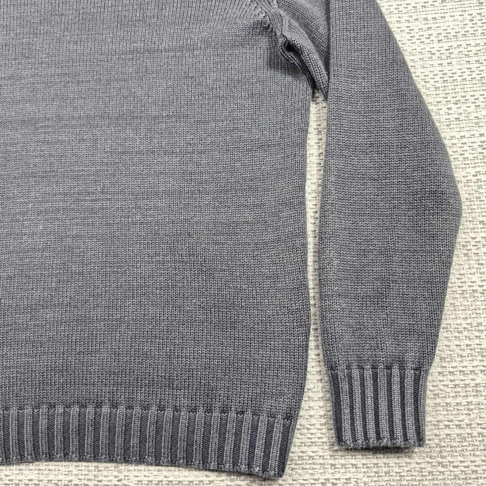 Drumohr Drumohr Sweater Mens Medium Gray Merino Wool Crewneck Pullover Made Italy Size US M / EU 48-50 / 2 - 2 Thumbnail