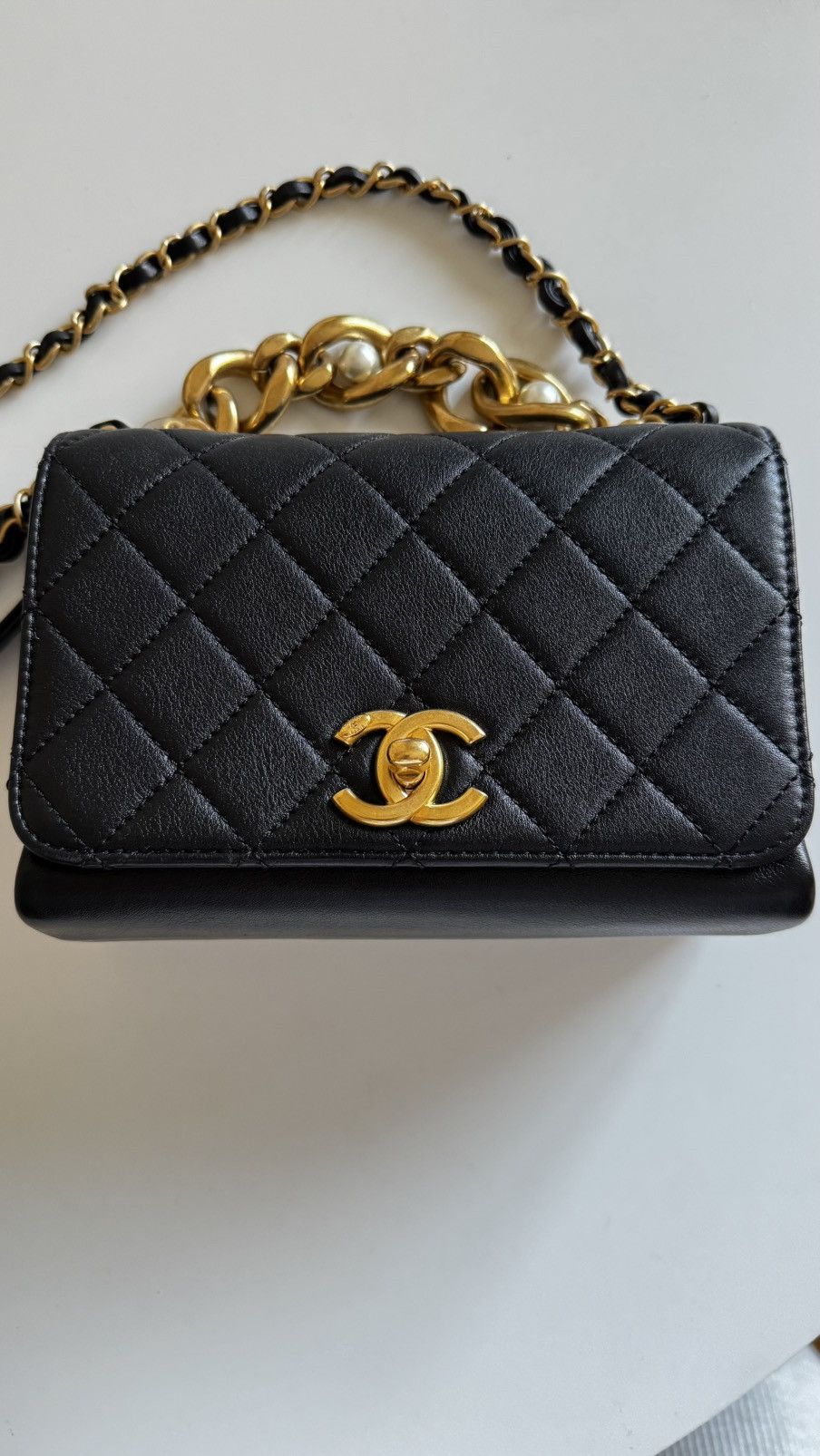 Chanel CHANEL Mini Mattelasse Chain Shoulder Crossbody Bag Size ONE SIZE - 2 Thumbnail