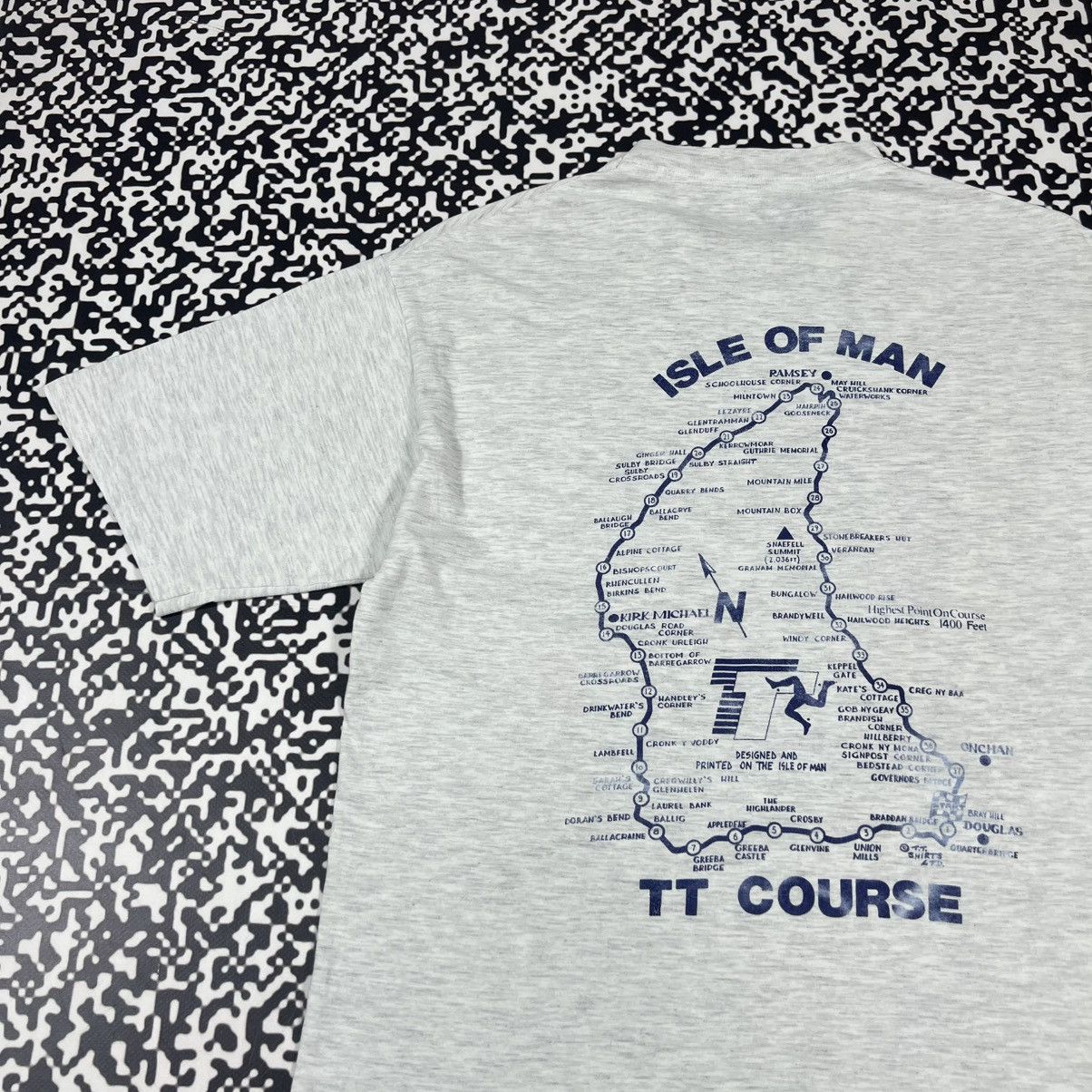 Vintage Vintage 1997 Isle Of Man TT Course Moto Racing 90s T-shirt Size US M / EU 48-50 / 2 - 9 Thumbnail