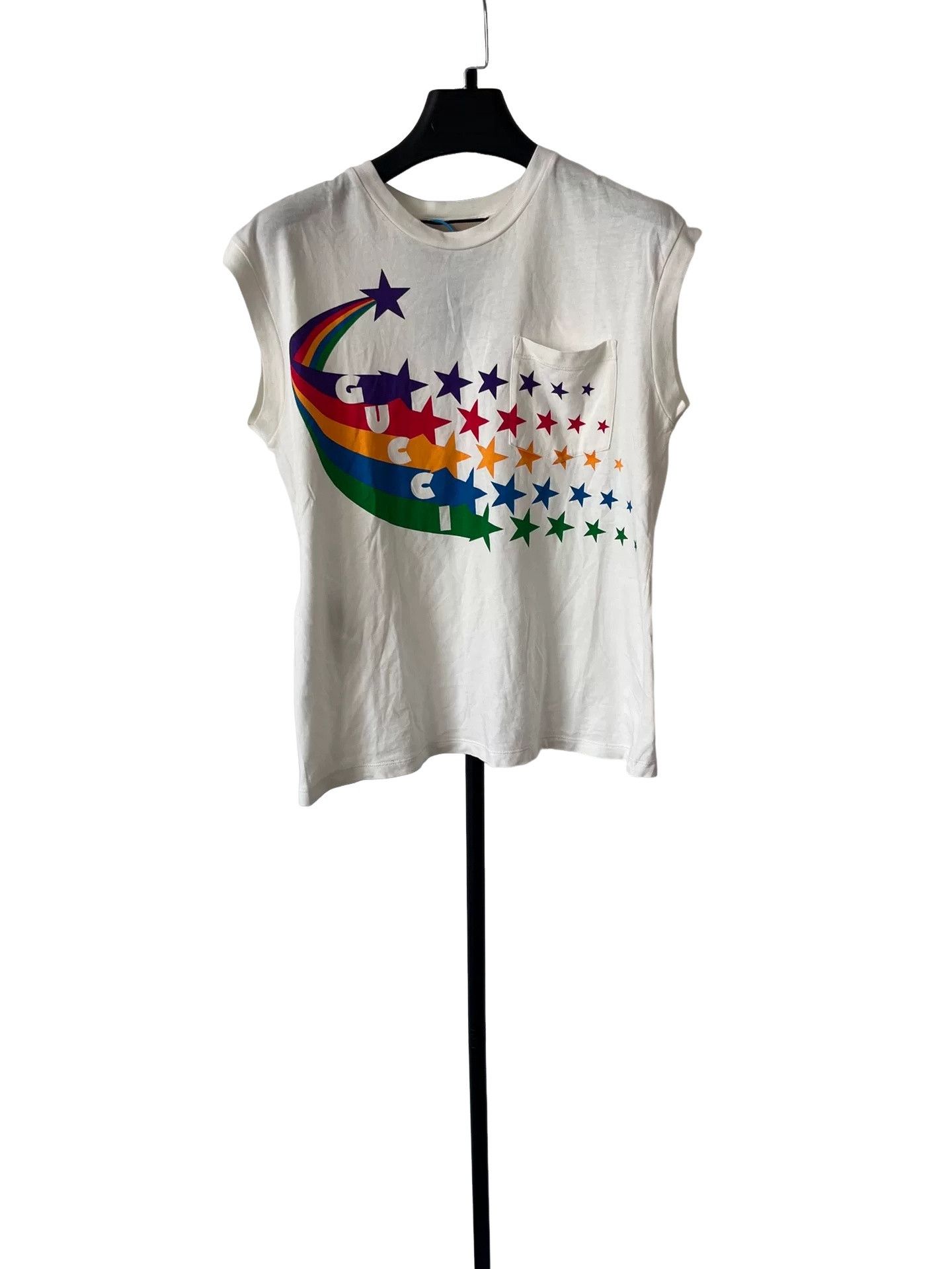 Gucci Gucci Rainbow Star Pocket Tank Top XXS Size XXS / US 00 / IT 34 - 1 Thumbnail