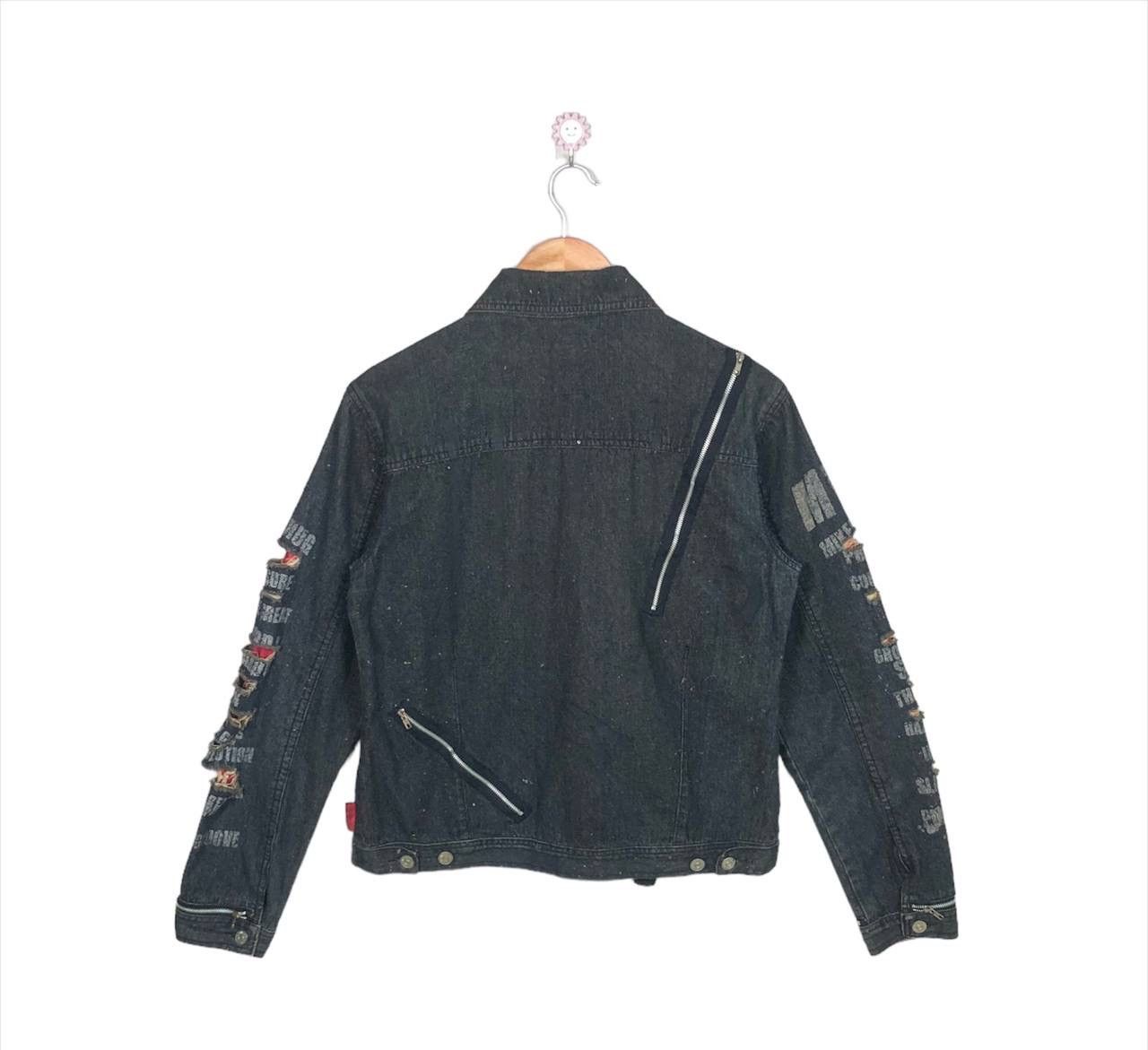 Edition Japan Distressed Multi Motif Rare Mad Denim Jacket Inspired LGB Size US M / EU 48-50 / 2 - 2 Thumbnail