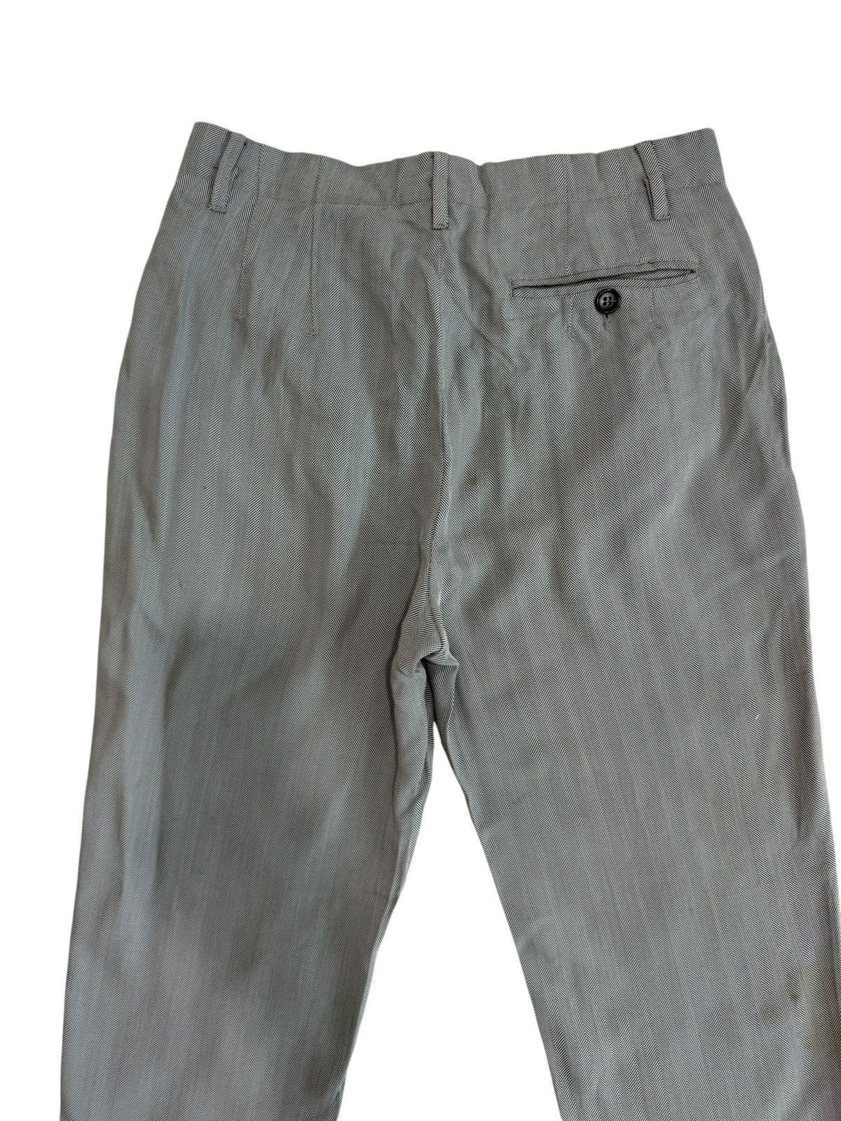 Dirk Bikkembergs Dirk Bikkembergs Herringbone Rayon Casual Pants Italy Made Size US 32 / EU 48 - 6 Thumbnail