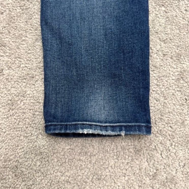 7 For All Mankind 7 For All Mankind Jeans Denim 7 For All Mankind The Ankle Skinny Distressed Blue 28 Womens Regular Jeans Size 28" / US 6 / IT 42 - 6 Thumbnail