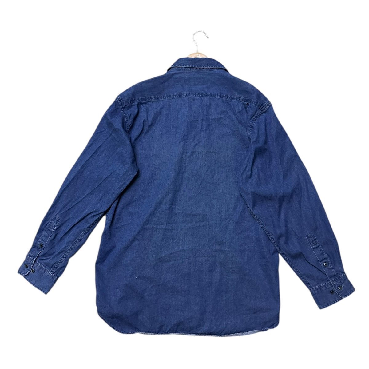 Kansai Yamamoto Vintage Kansai Yamamoto denim long sleeved button up shirt Size US L / EU 52-54 / 3 - 5 Thumbnail