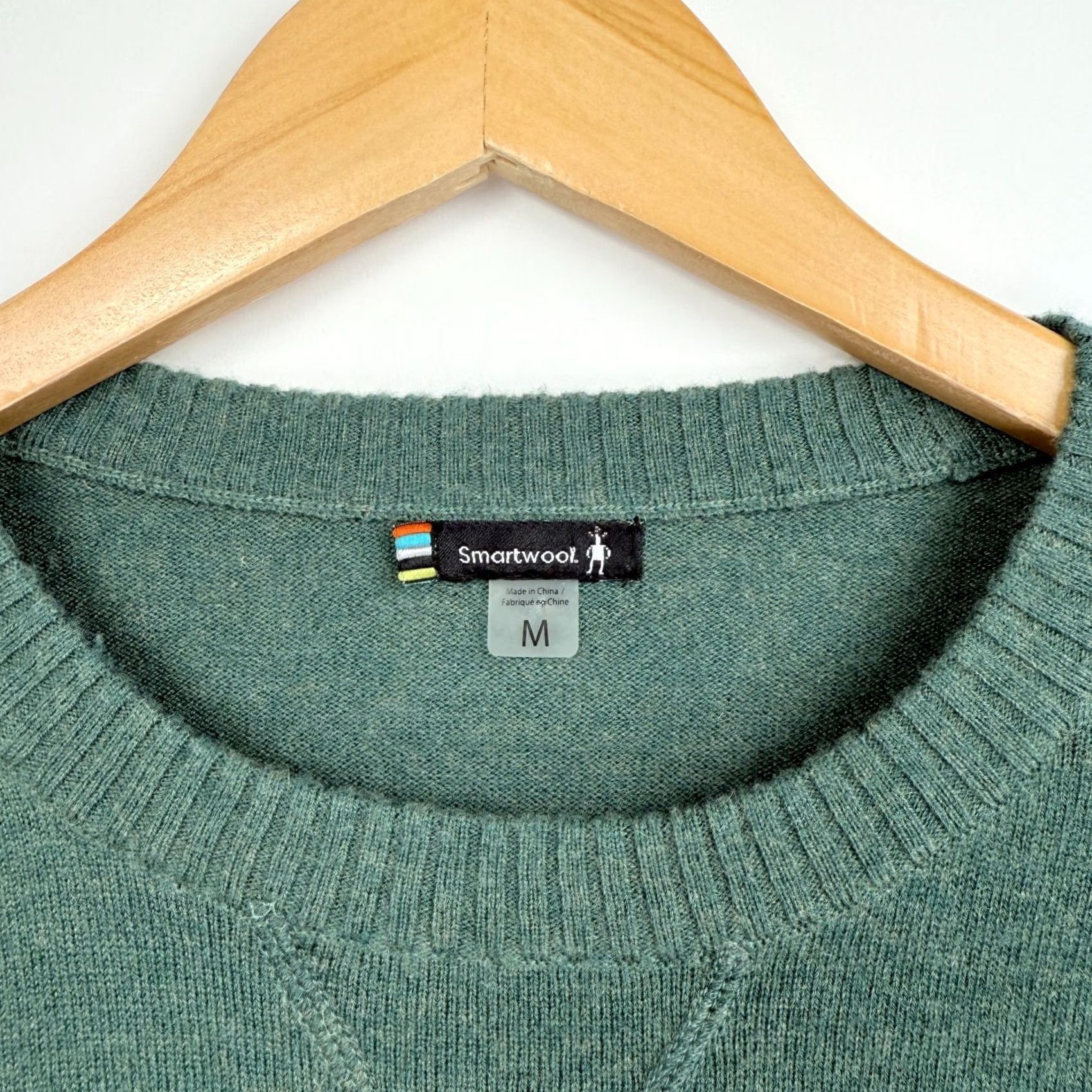 Smartwool SmartWool Sweater Mens M Merino Wool Blend Pullover Green Long Sleeve Crew Neck Casual Outdoor All Seasons Regular Redefined Fit Mens Size US M / EU 48-50 / 2 - 3 Thumbnail