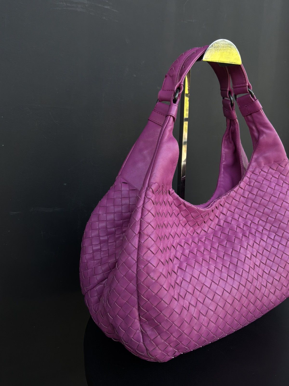 Bottega Veneta Bottega Veneta - Campana Hobo Intrecciato Nappa Leather Size ONE SIZE - 5 Thumbnail