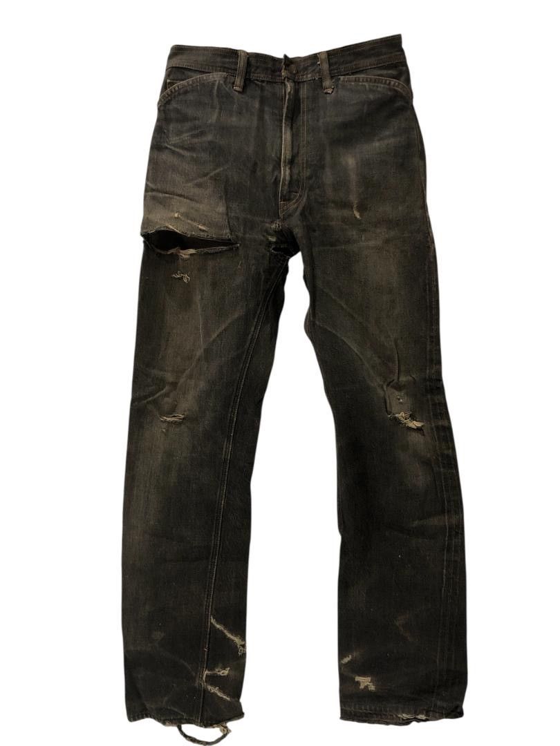 Japanese Brand Vintage Bathing Apes Distressed Denim Size US 29 - 1 Thumbnail
