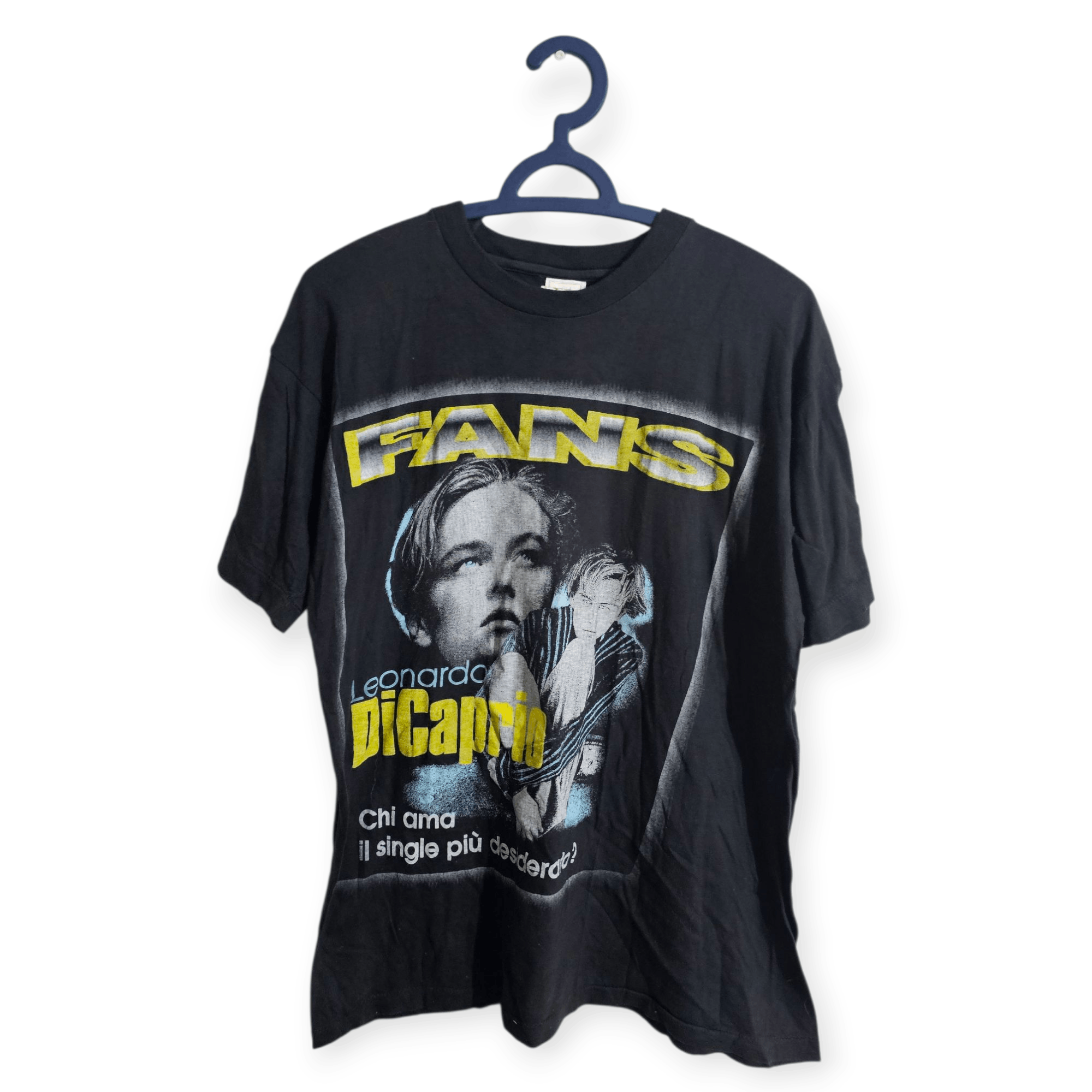 Vintage Leonardo DiCaprio Fans Italian Tee Size US L / EU 52-54 / 3 - 1 Thumbnail