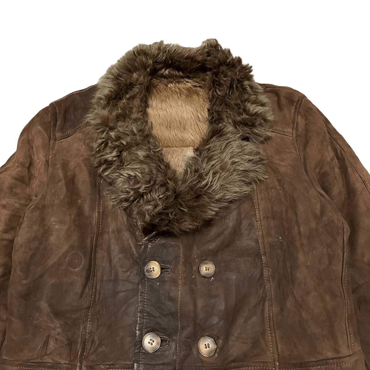Vera Pelle Vintage Vera Pelle Shearling Leather Jacket Size US L / EU 52-54 / 3 - 2 Thumbnail