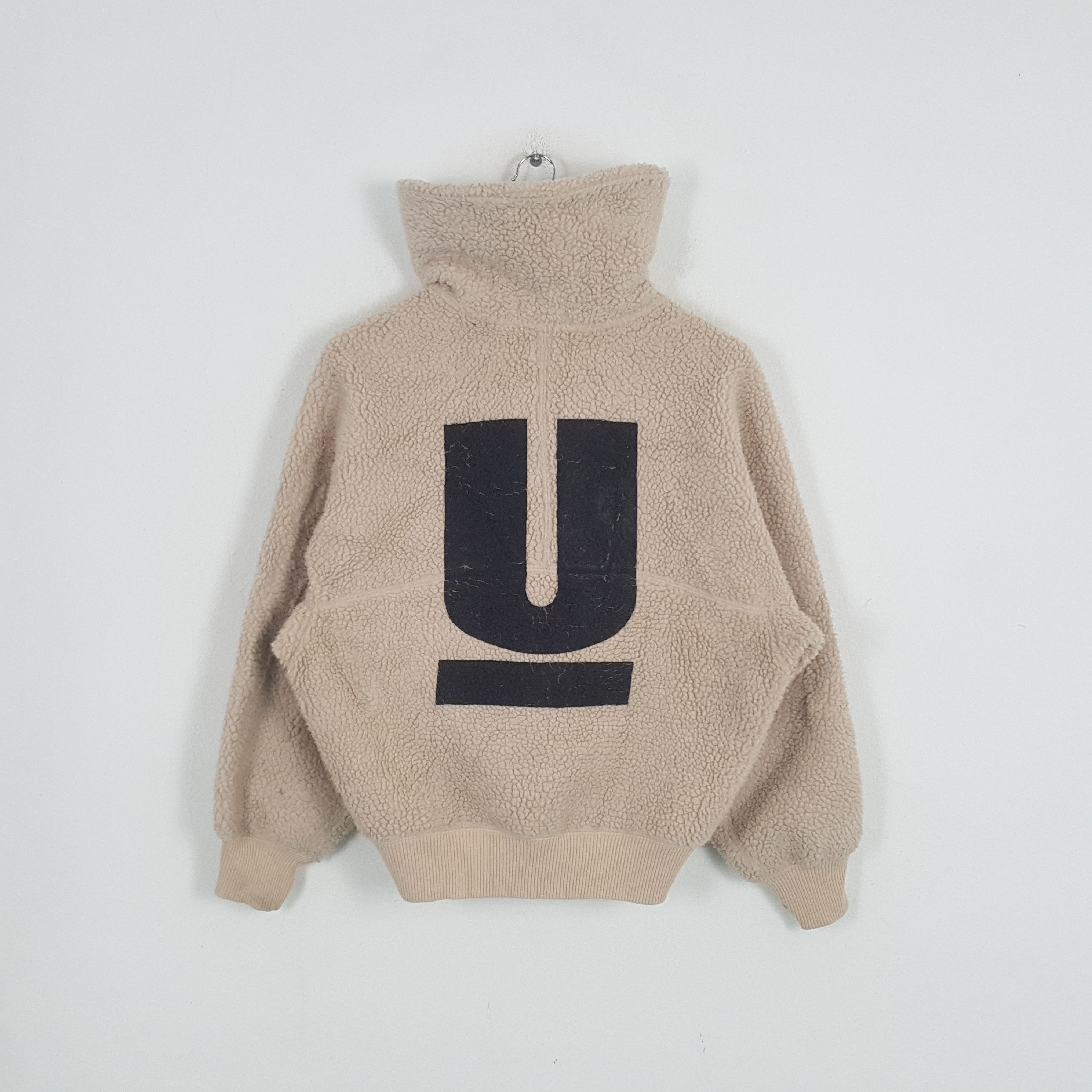 Japanese Brand × Undercover × Vintage Vintage Uniqlo Undercover Custom Logo Sherpa Jacket C279N9 Size US L / EU 52-54 / 3 - 1 Thumbnail