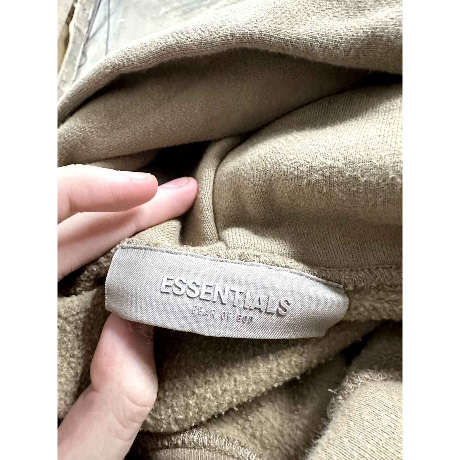 Essentials Essentials Hoodie Beige Used Small Size US S / EU 44-46 / 1 - 4 Thumbnail