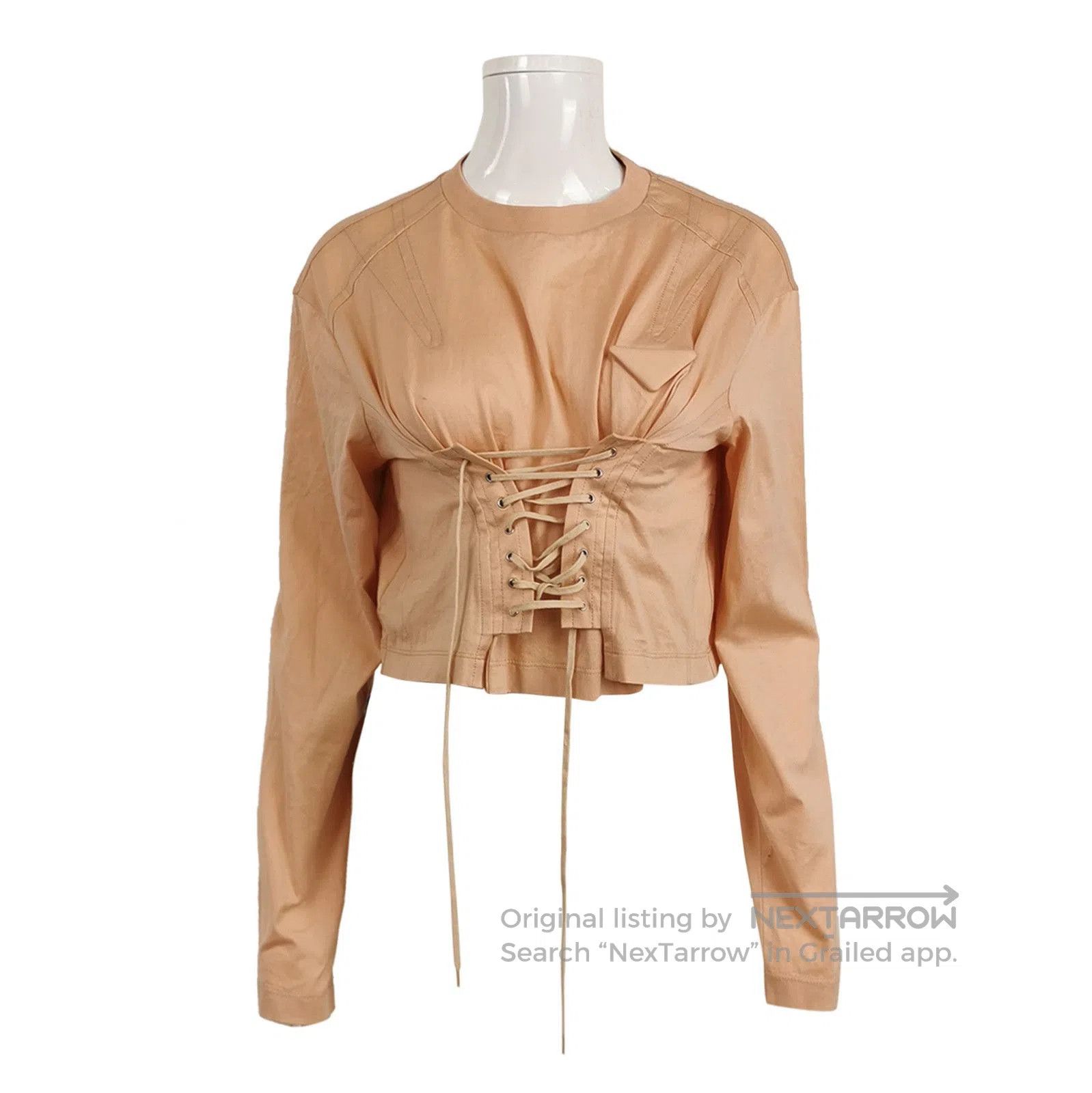 Prada Prada Cropped Long Sleeve T. Size M / US 6-8 / IT 42-44 - 1 Thumbnail