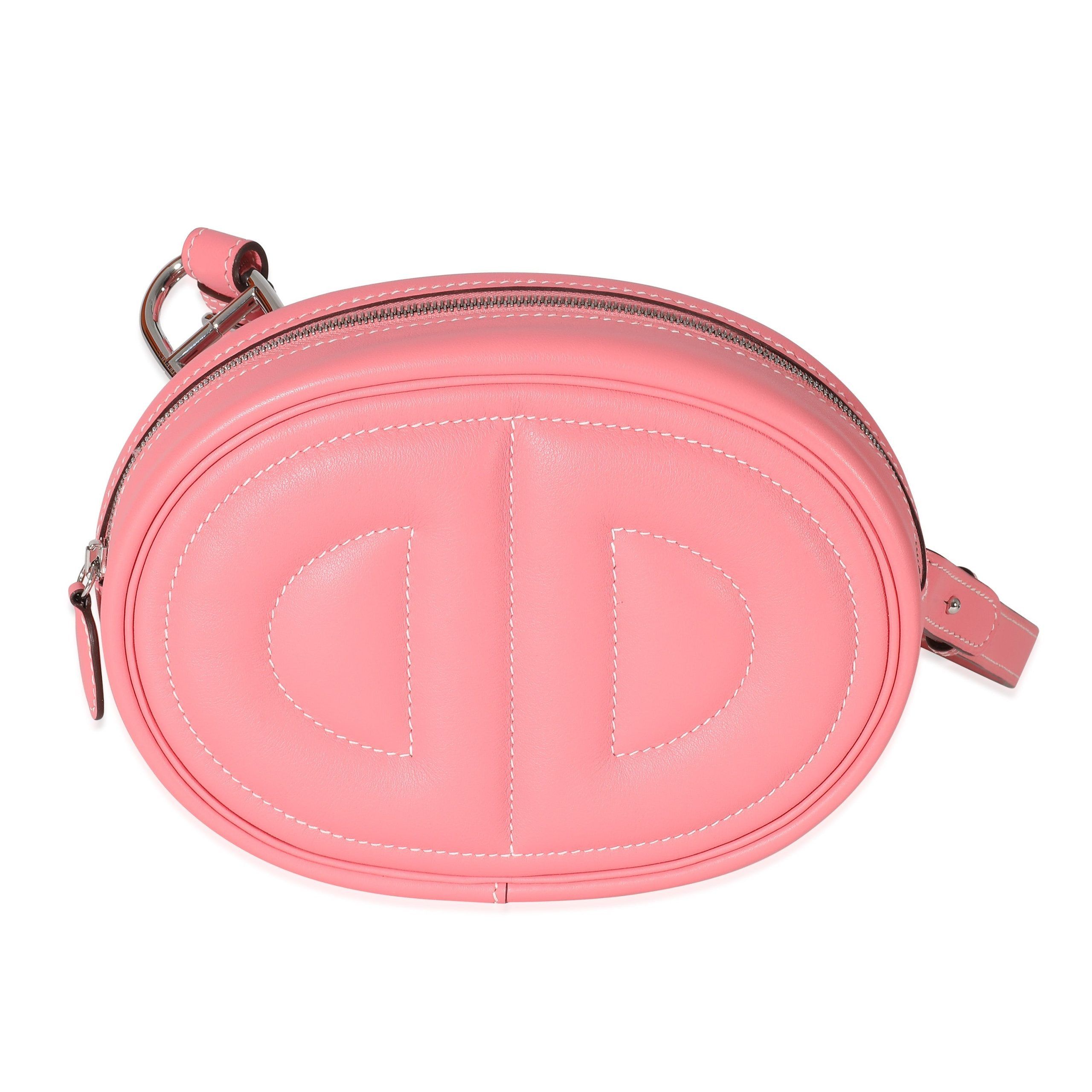 image of Hermes Rose D'ete Verso Swift In-The-Loop Belt Bag in Pink, Women's