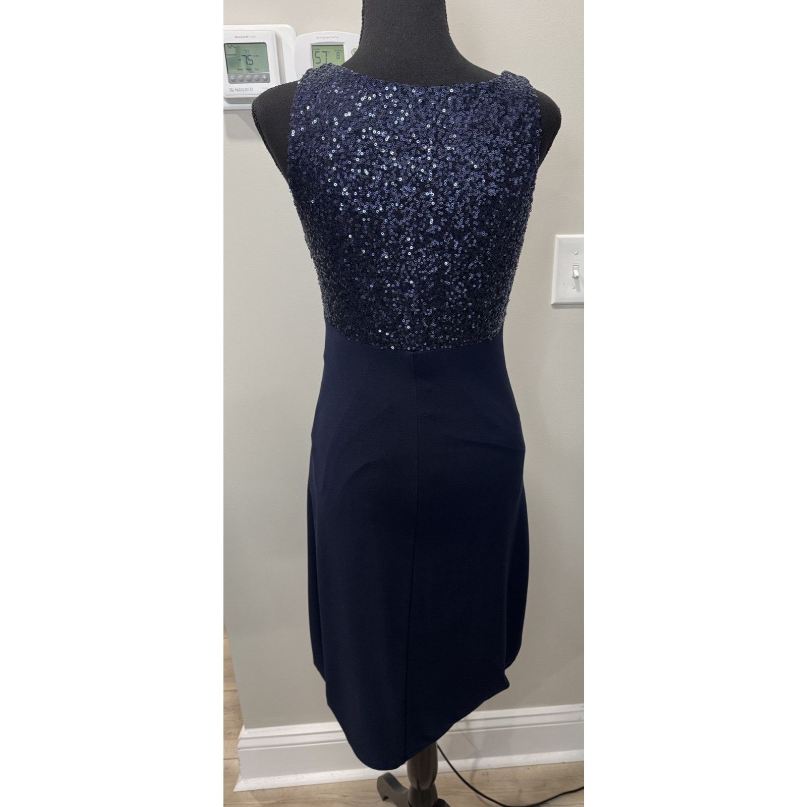 Lauren Ralph Lauren Vintage Lauren Ralph Lauren Dress Navy Cocktail Sheath 4 Size S / US 4 / IT 40 - 2 Thumbnail